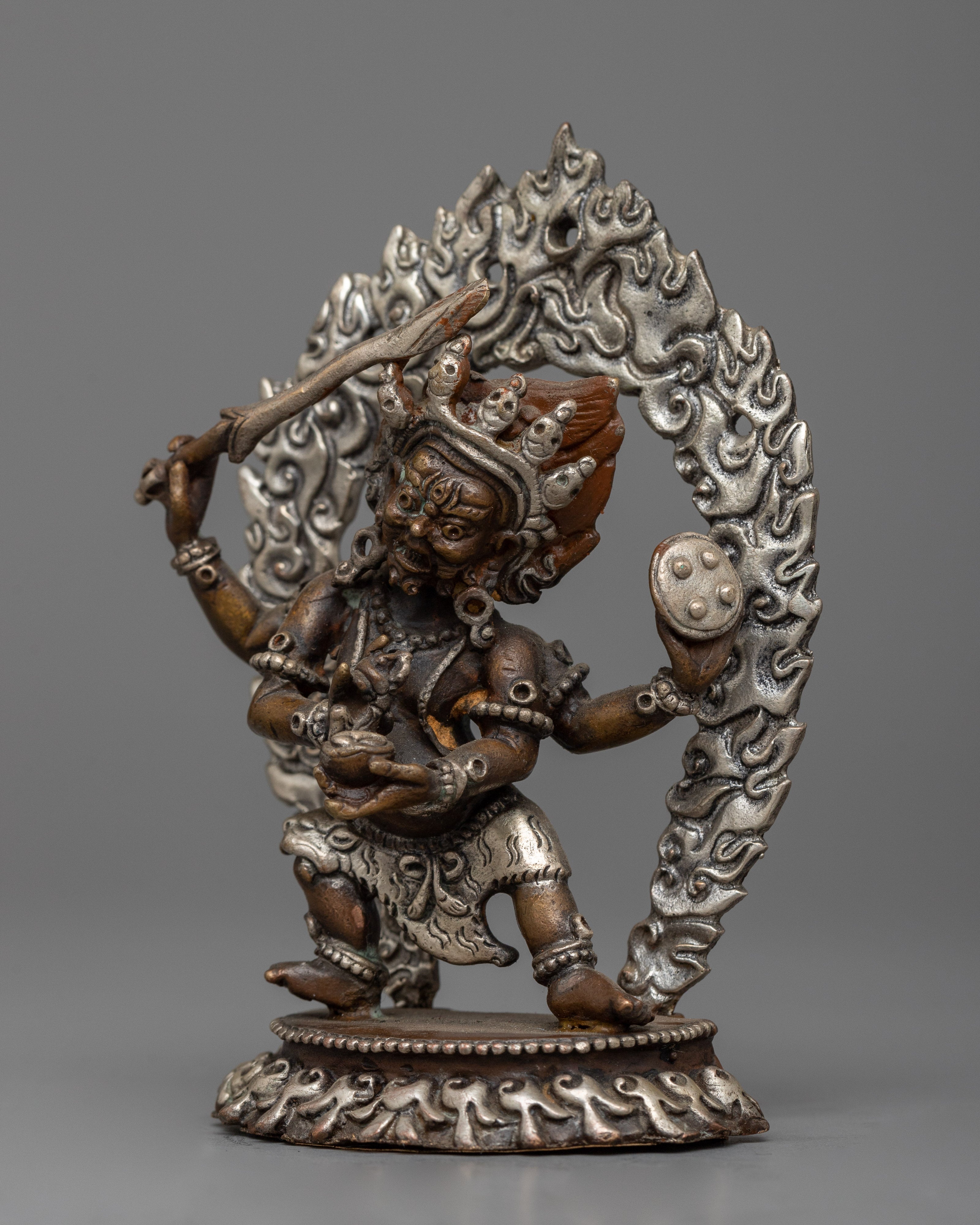 Tibetan Mahakala Statue |  Symbol of Power and Guardianship in Spiritual Practice