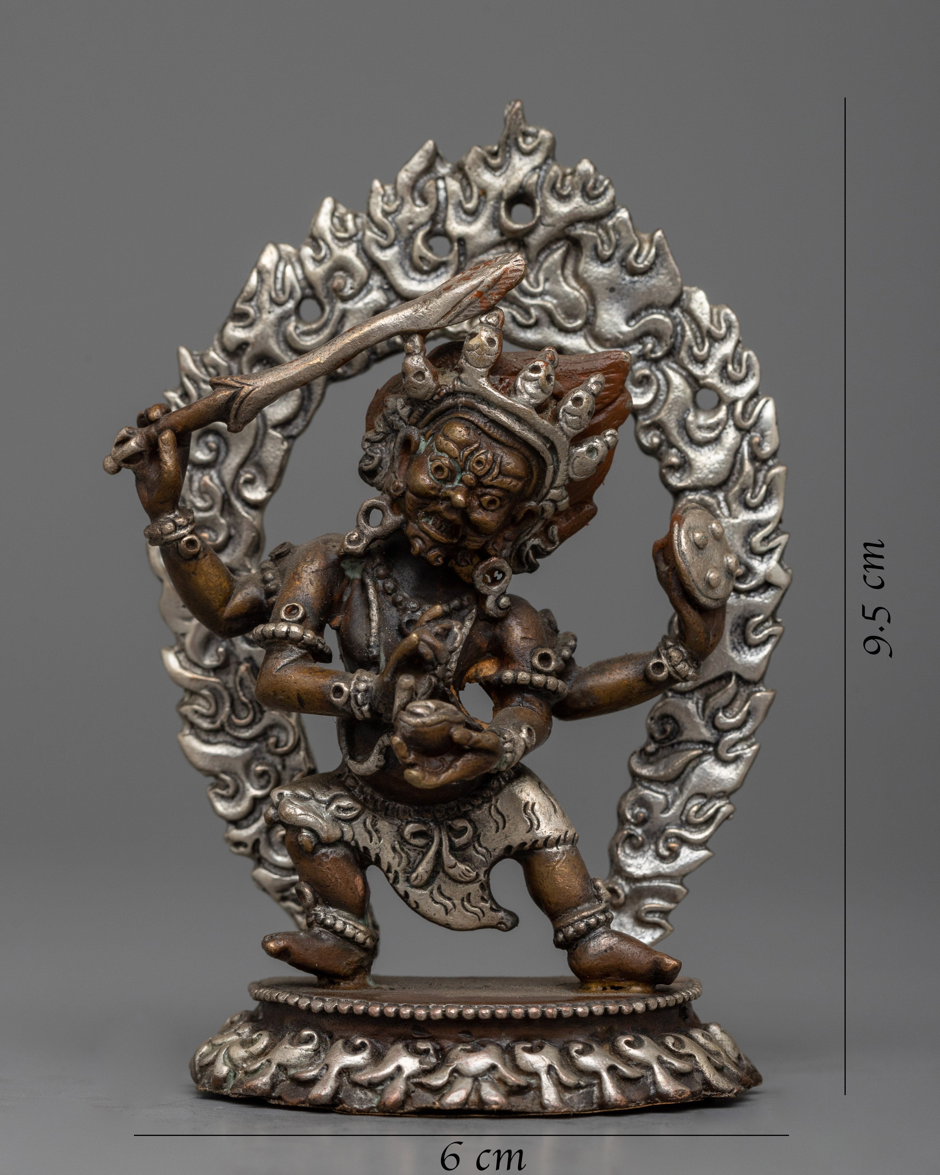 Tibetan Mahakala Statue |  Symbol of Power and Guardianship in Spiritual Practice