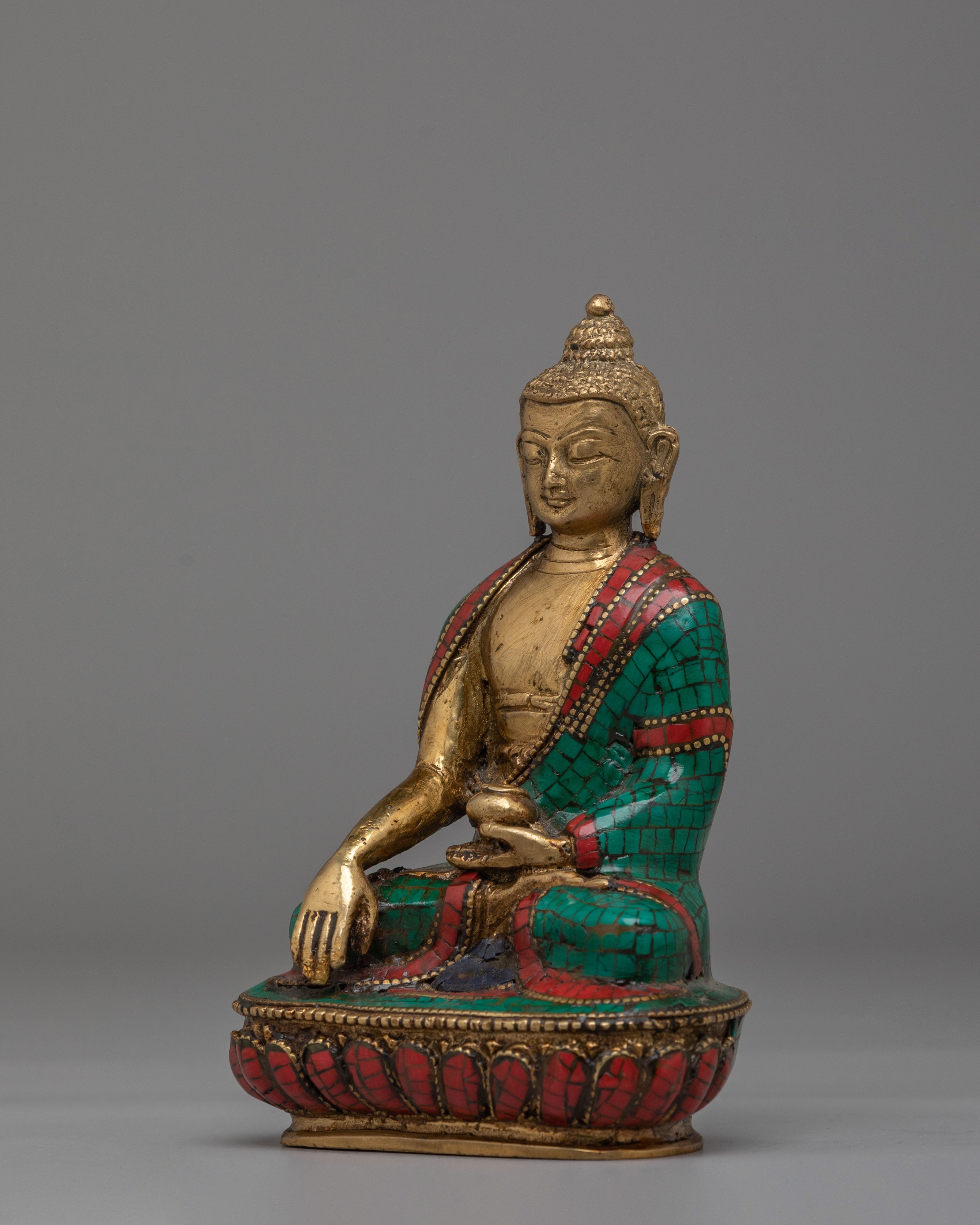 Tibetan Handmade Shakyamuni Buddha Statue | Spiritual Artwork