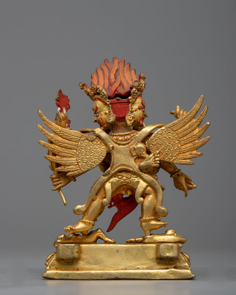 Vajrakilaya Prayer Statue | Gold-Plated for Spiritual Blessings