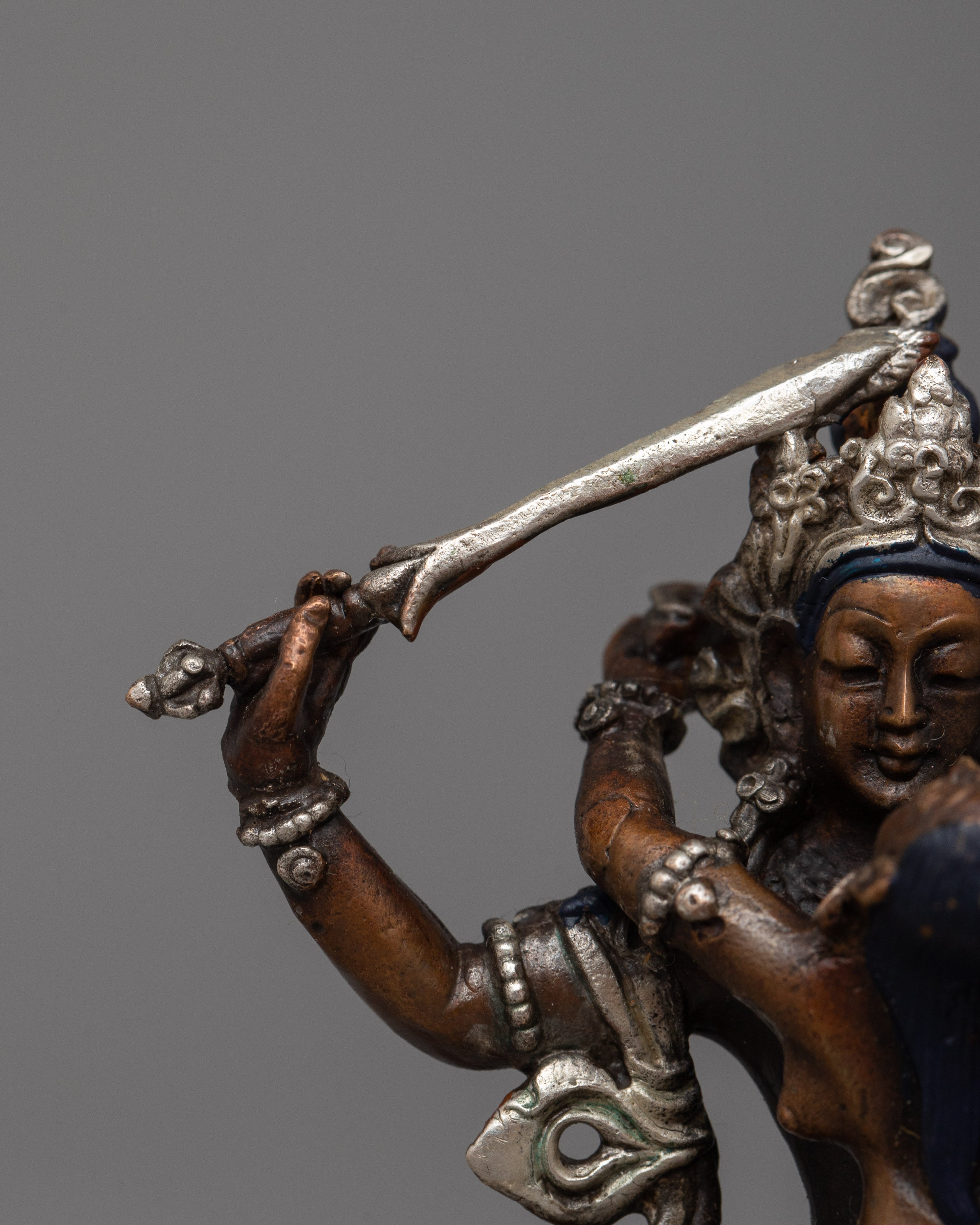Manjushri with Consort Statue | Symbol of Wisdom and Harmonious Enlightenment