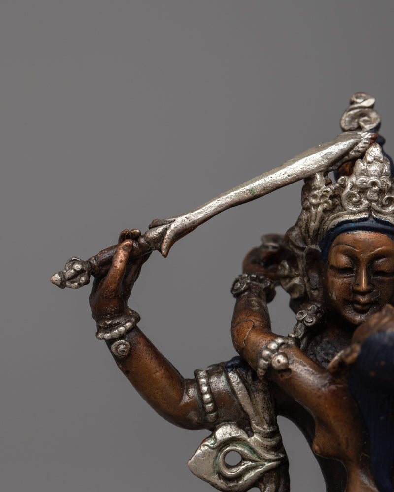 Manjushri with Consort Statue | Symbol of Wisdom and Harmonious Enlightenment