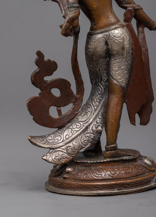Standing White Tara Statue | Symbolizing Compassion and Spiritual Guidance