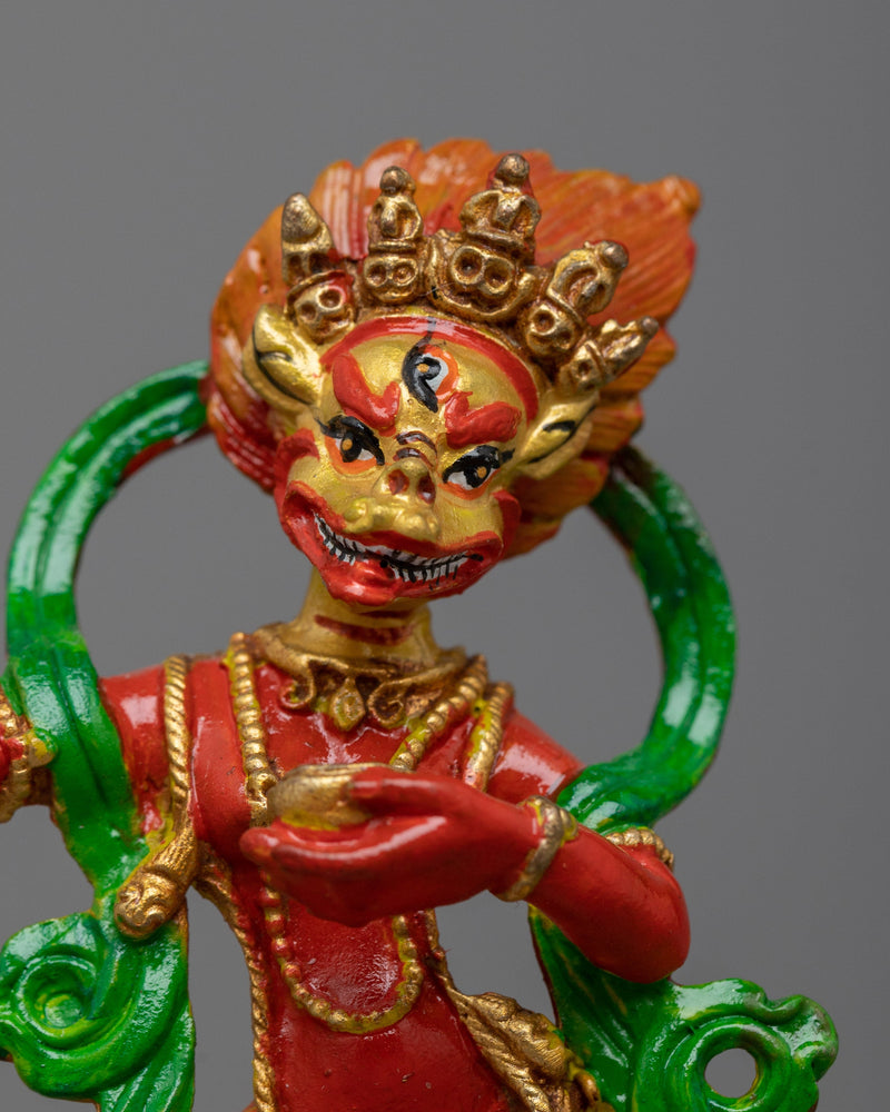 Lion Face Dakini Singhamukha Statue | Embrace Fearlessness and Inner Strength