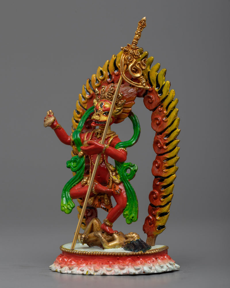 Lion Face Dakini Singhamukha Statue | Embrace Fearlessness and Inner Strength