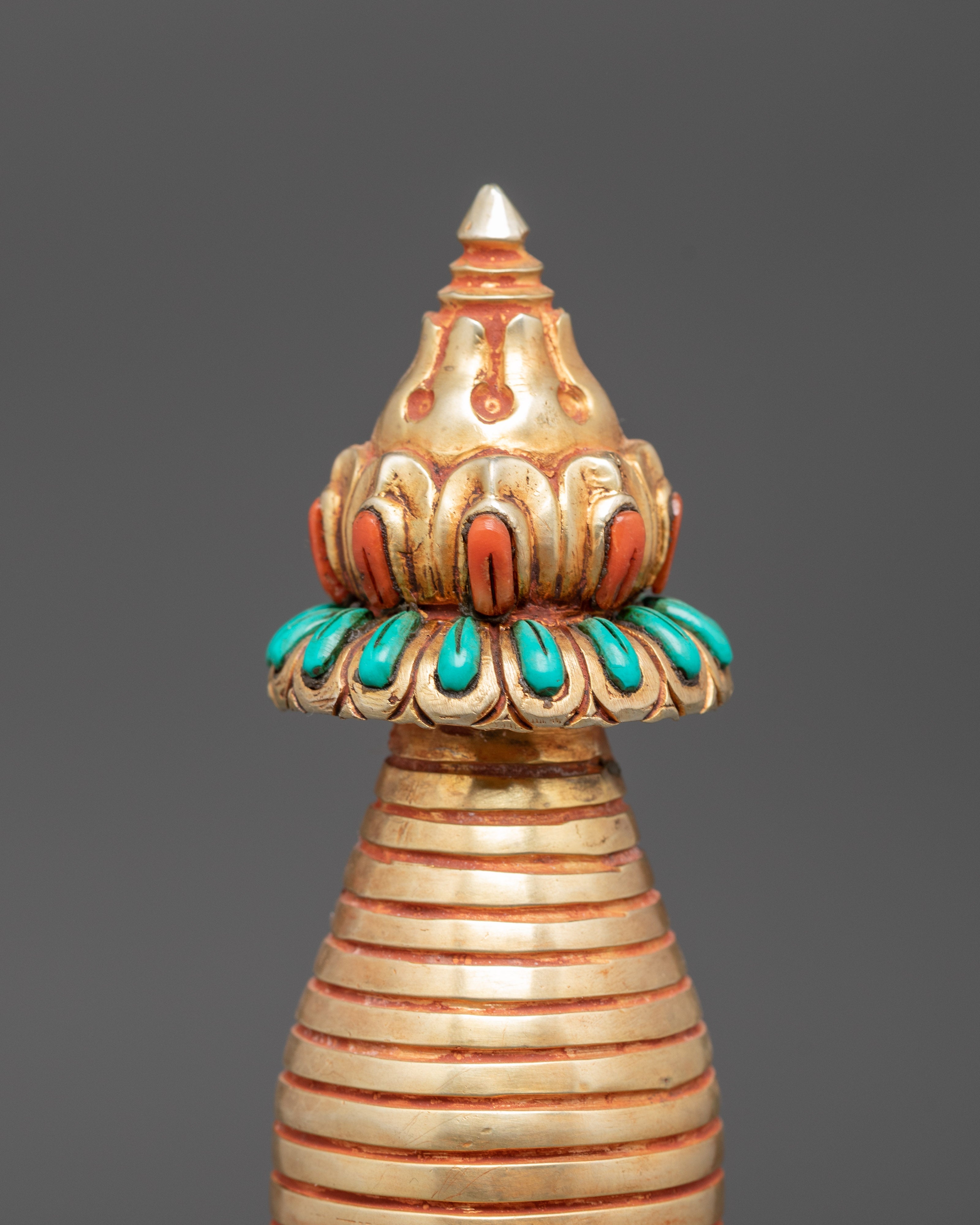 Sacred Tibetan Stupa Sculpture | Symbol of Peace and Enlightenment