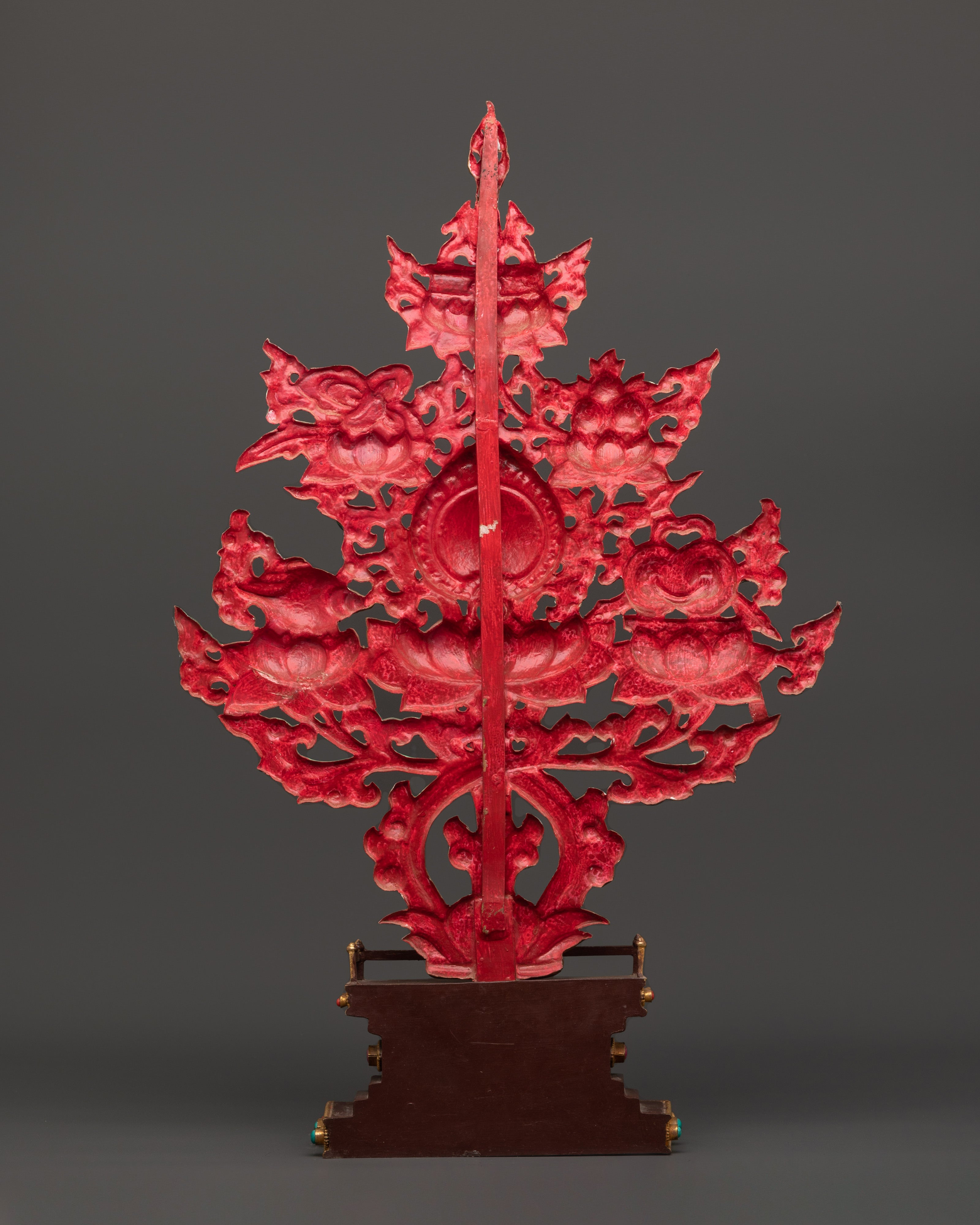 Tibetan Melong Home Decor | Copper Home Altar Art