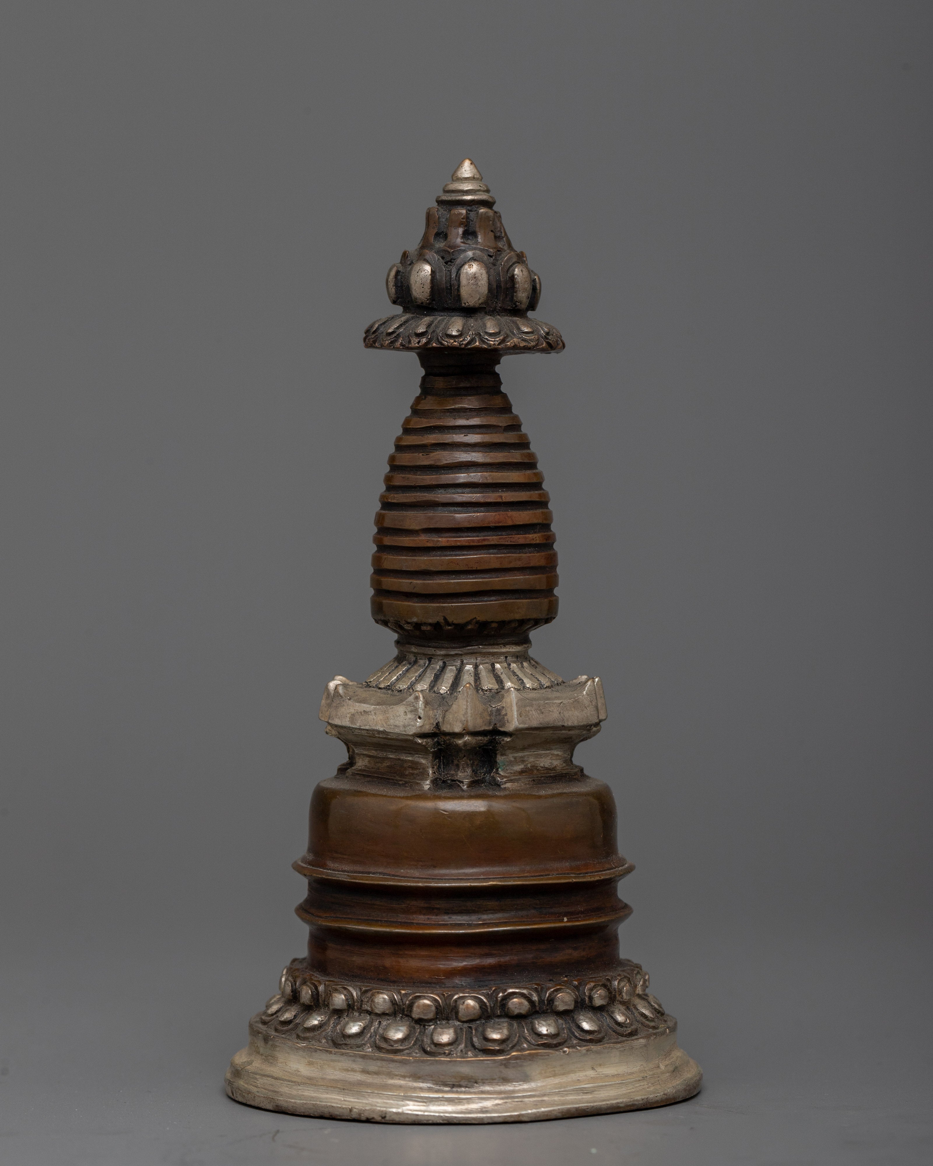 Handcrafted Stupa Statue | Symbol of Spiritual Reverence and Timeless Beauty
