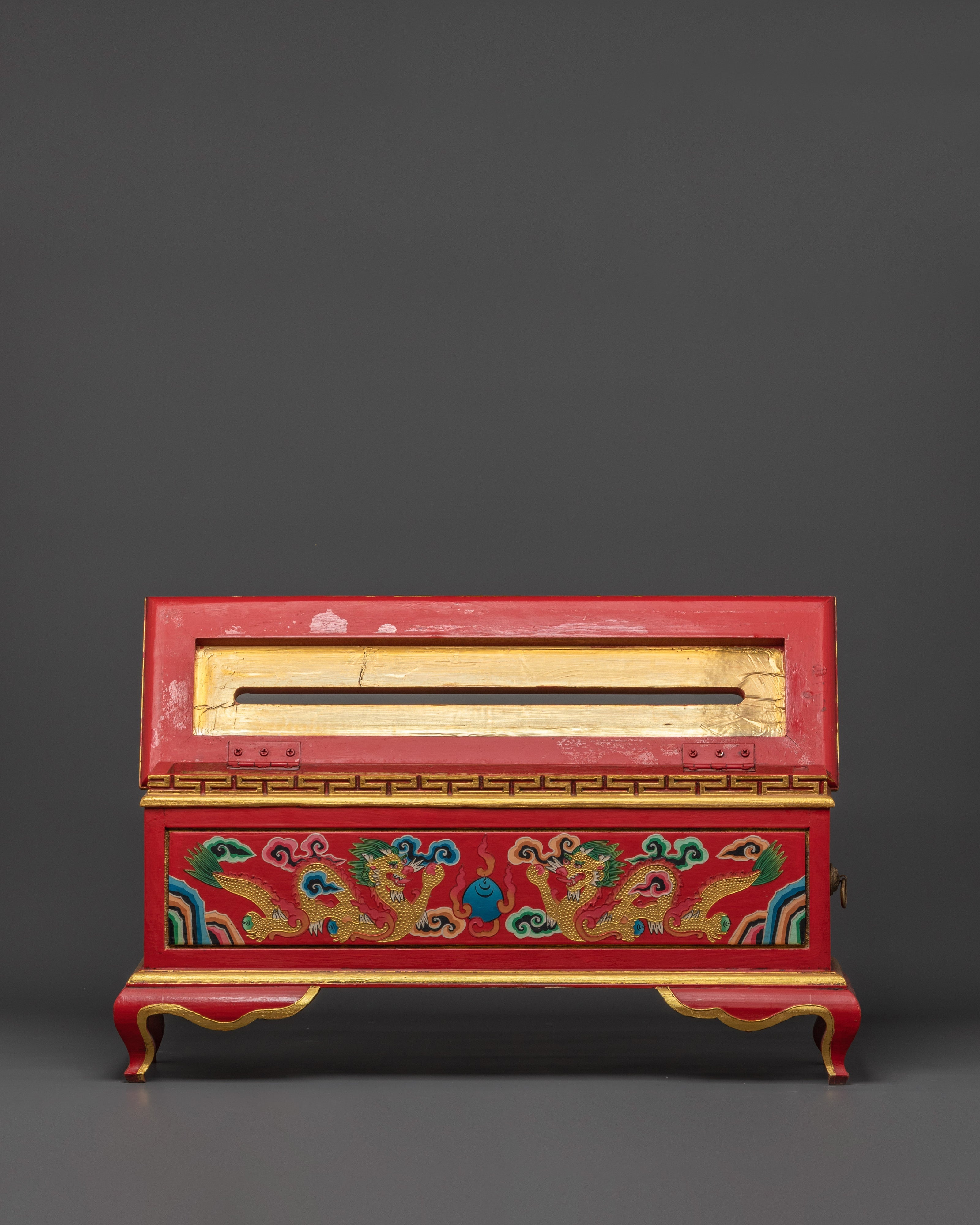 Traditional Ritual Wooden Incense Burner | Sacred Buddhist Home Decor