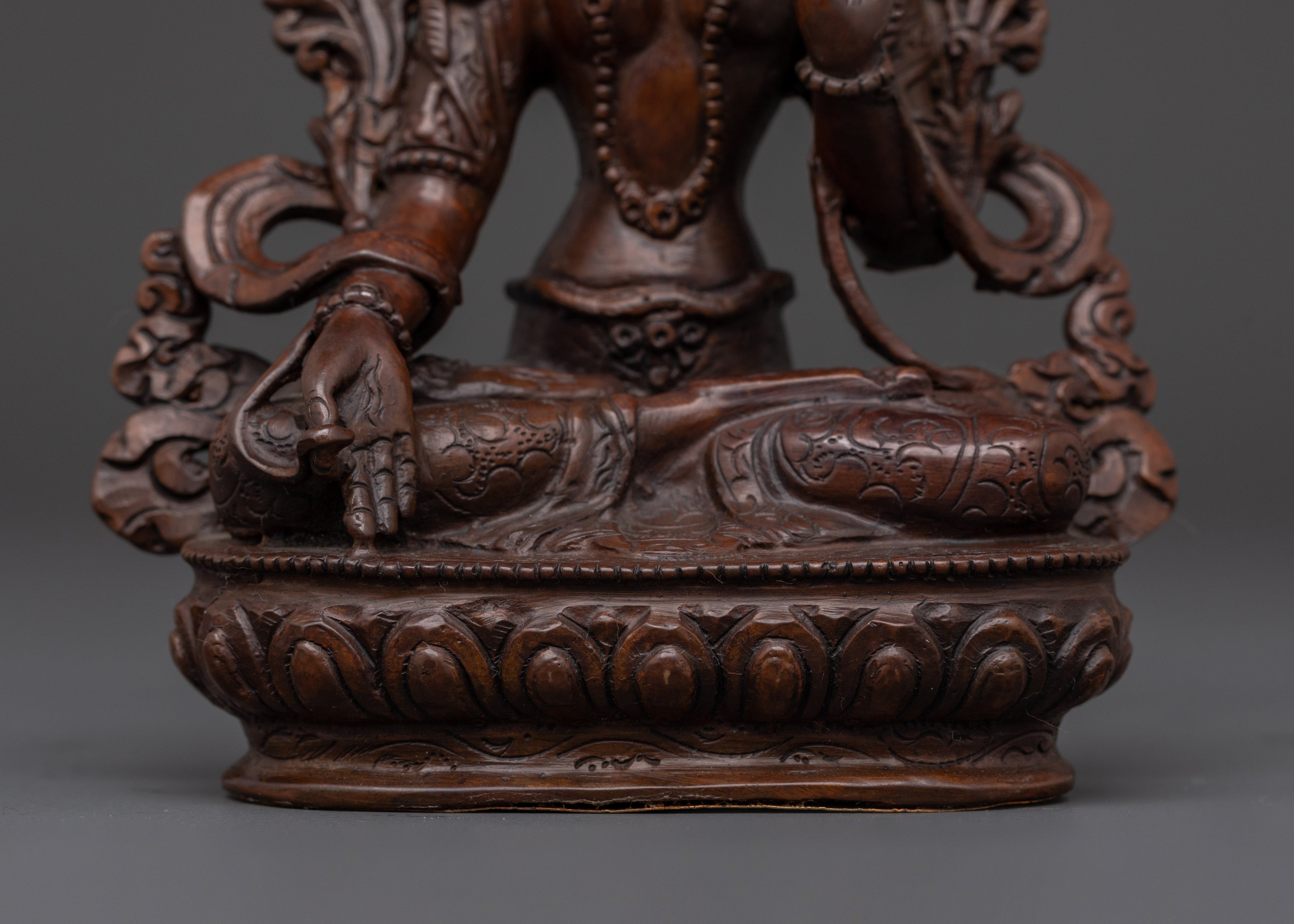 Handcrafted White Tara Sculpture | Long Life Deity
