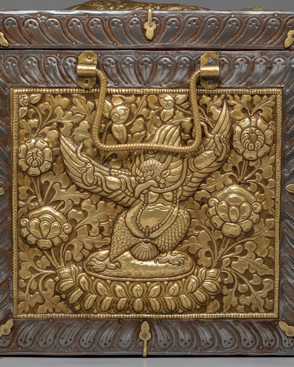 Handcrafted Tibetan Treasure Box | Copper Artwork