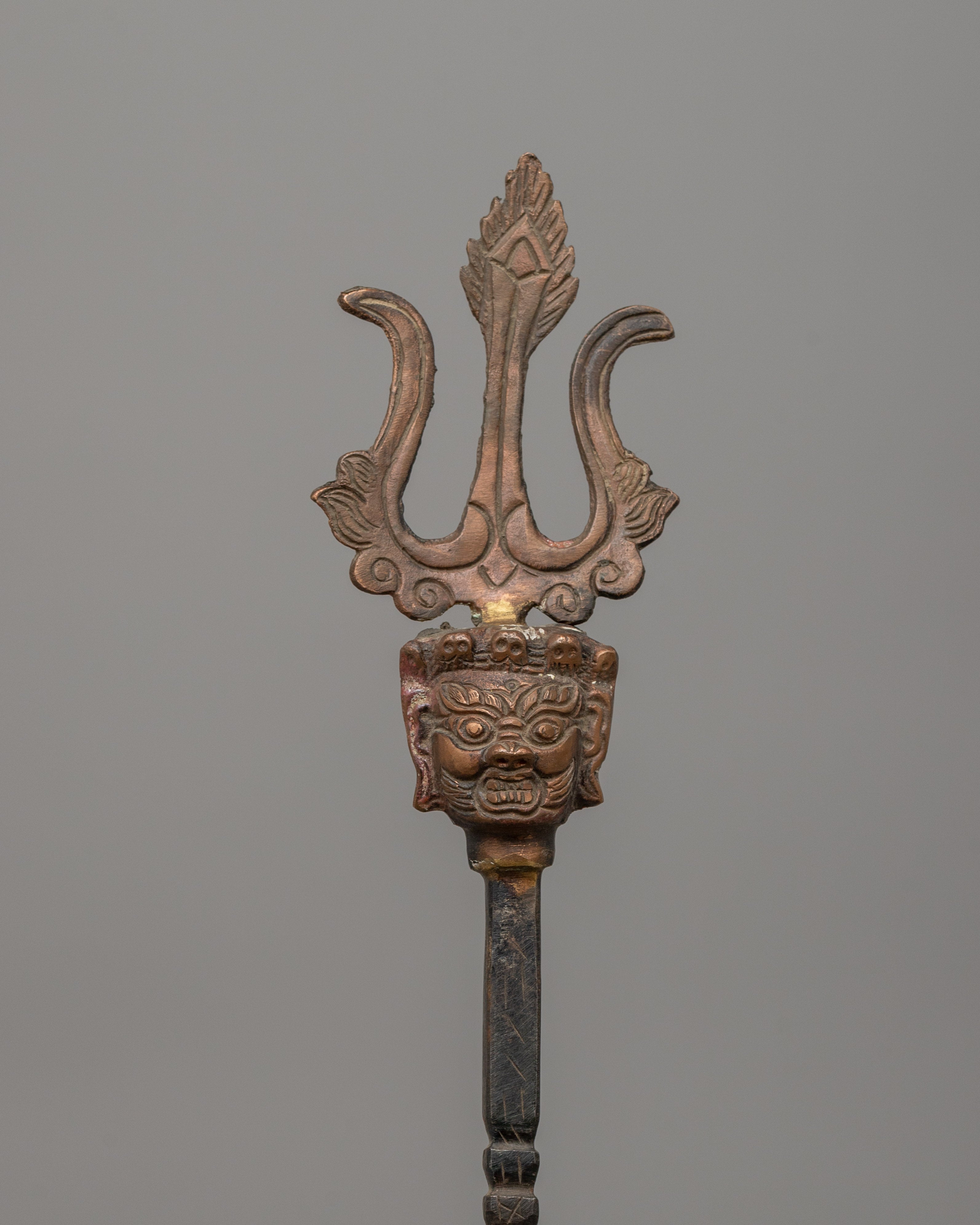 Trishul Trident Artwork | Symbol of Divine Power and Protection