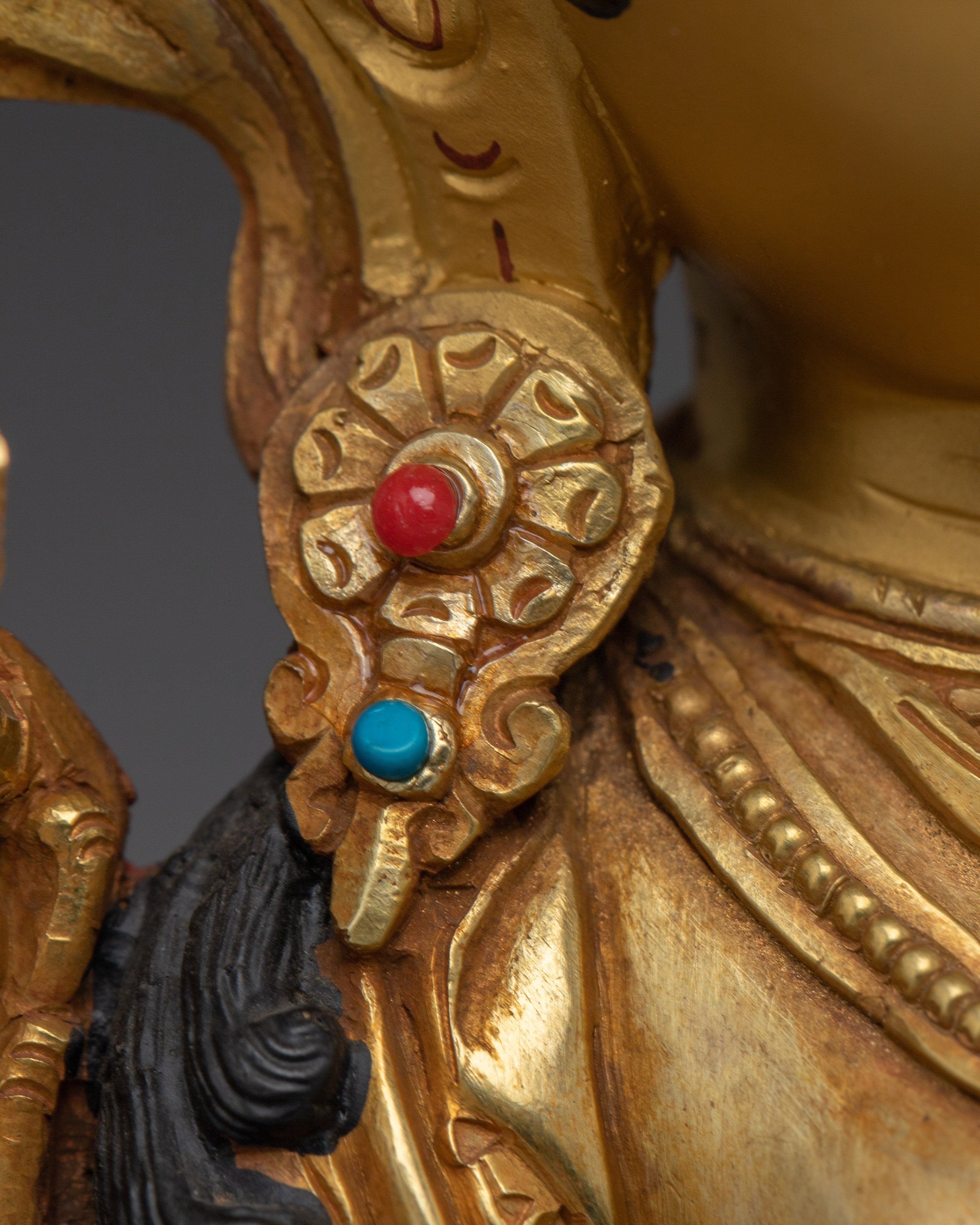 Buddhist Compassionate Goddess Shyama Tara Handmade Statue