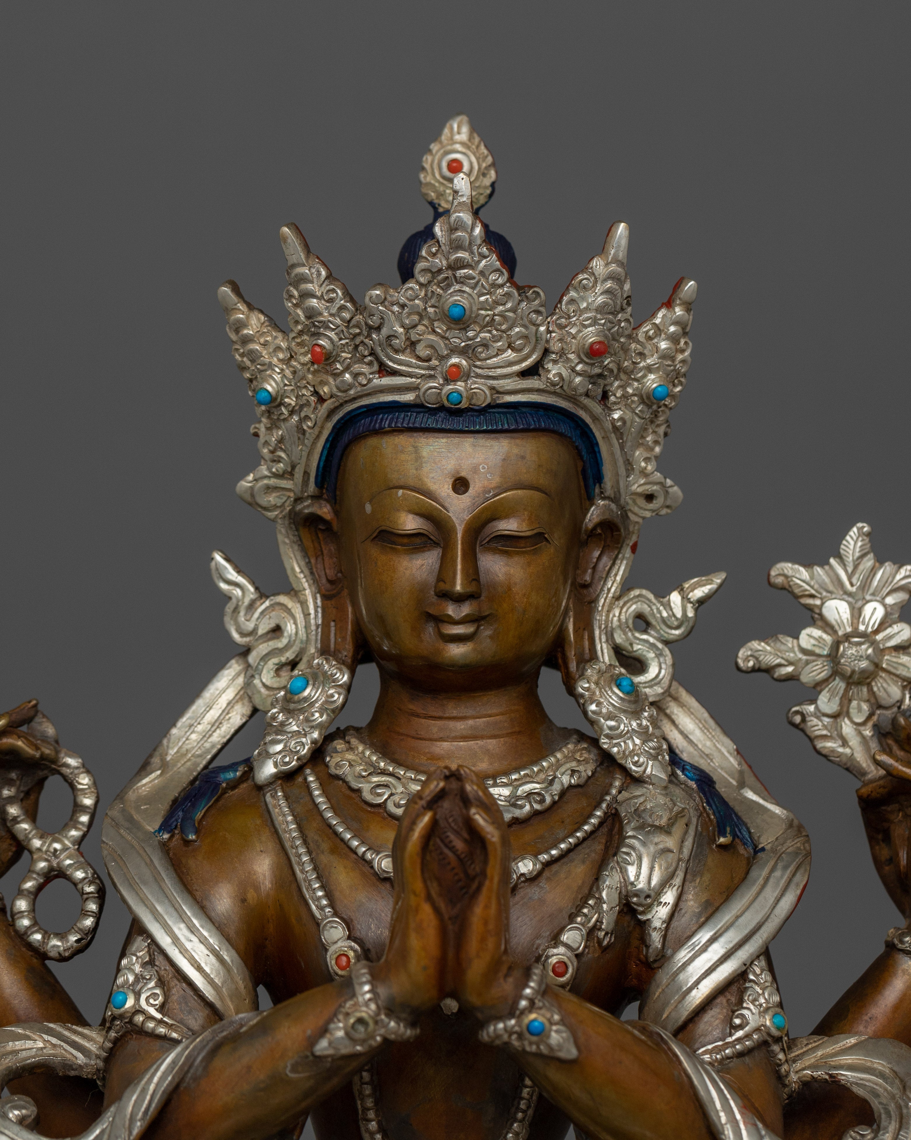 Figurine of Compassionate Deity Chenrezig | A Journey into Compassion