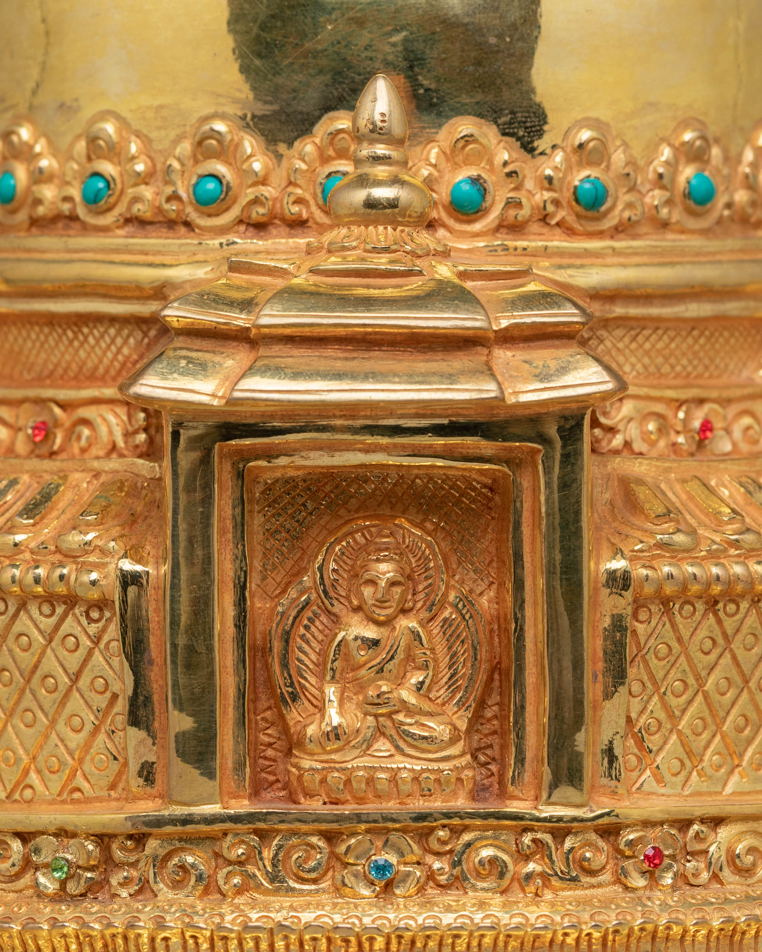 Tibetan Handmade Stupa for Ceremonies | Symbol of Enlightenment