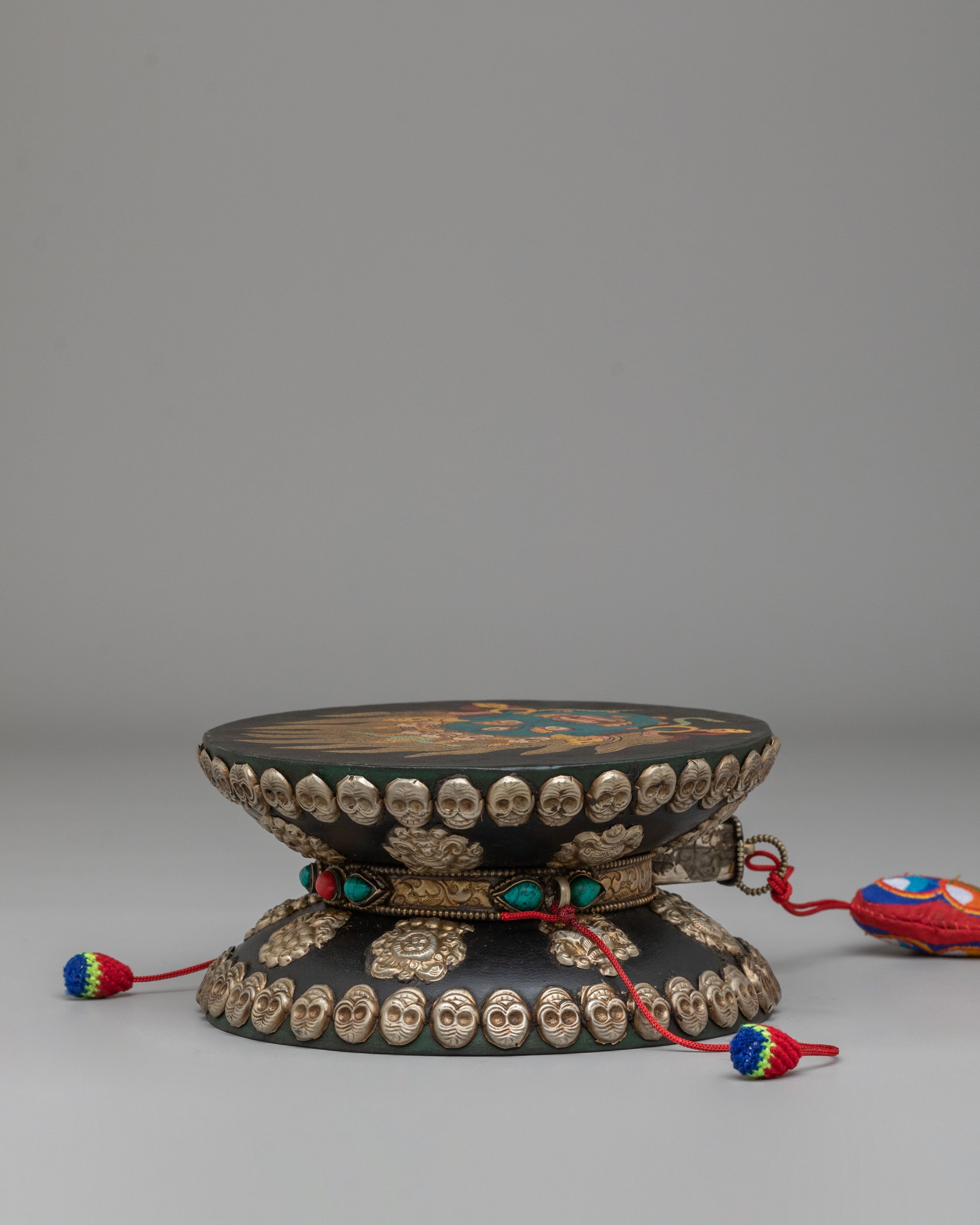 Spiritual Buddhist Damaru | Himalayan Ritual Instrument