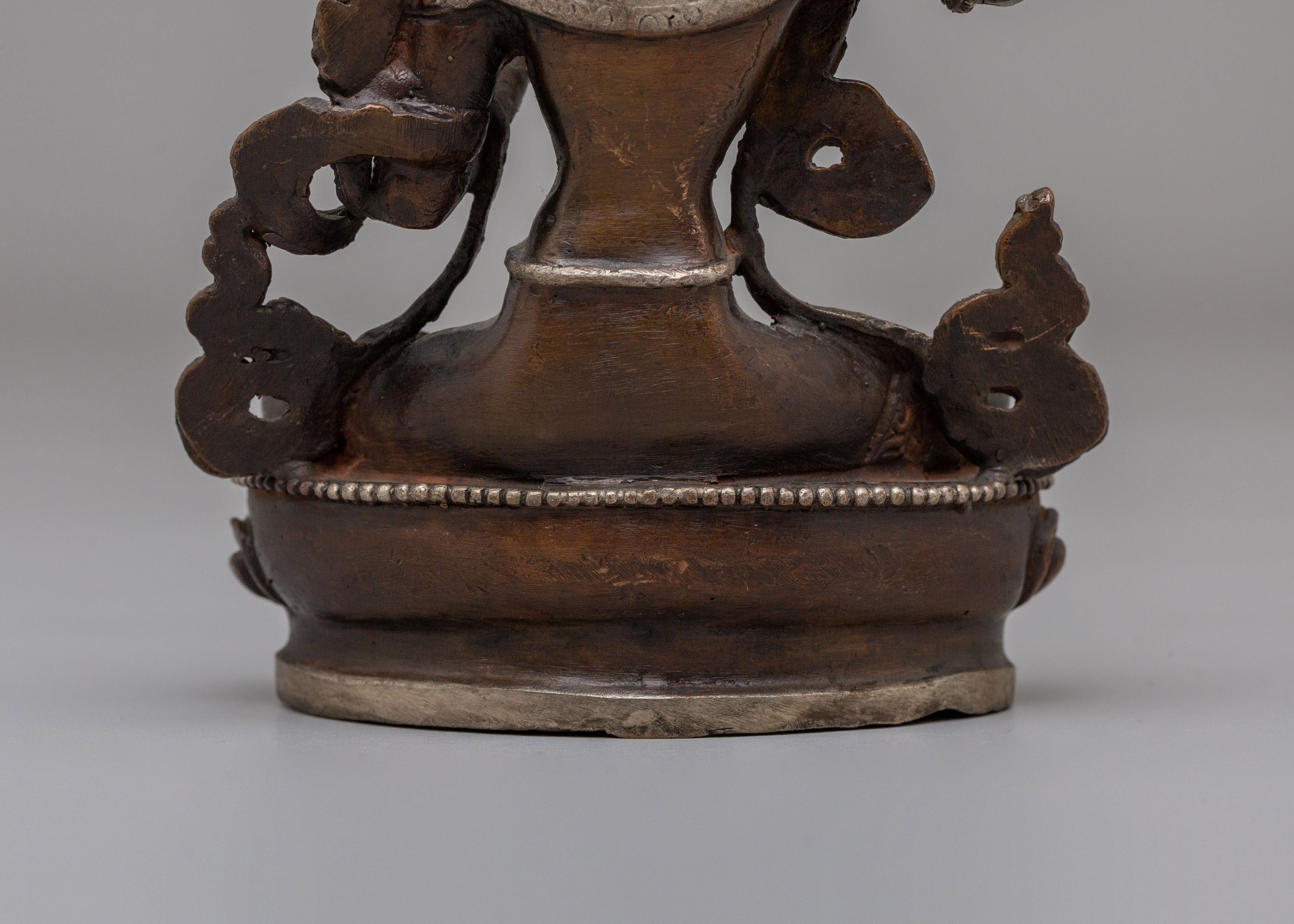 Spiritual Manjushri Bodhisattva Sculpture | Wisdom Deity Statue