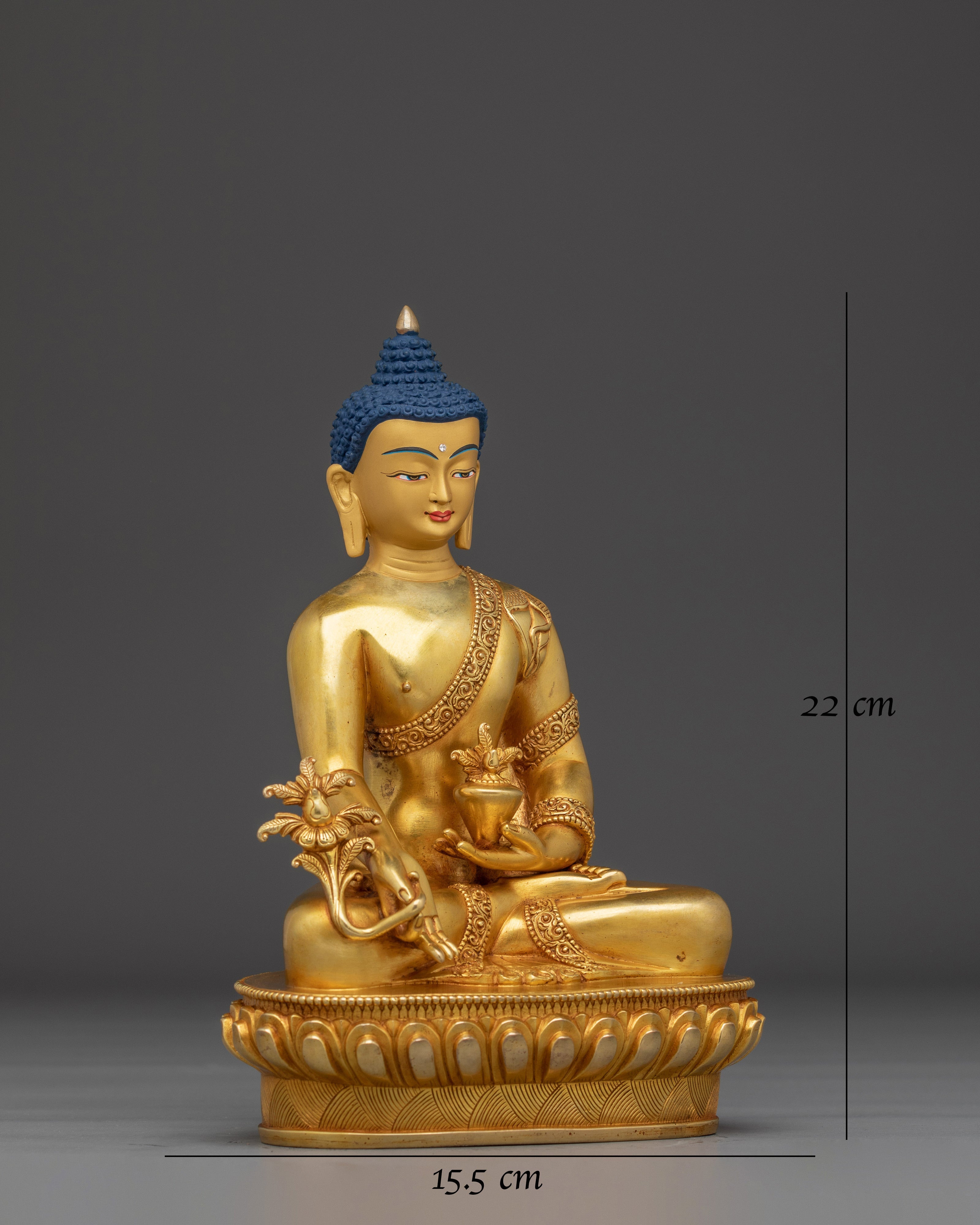 Golden Medicine Buddha Art