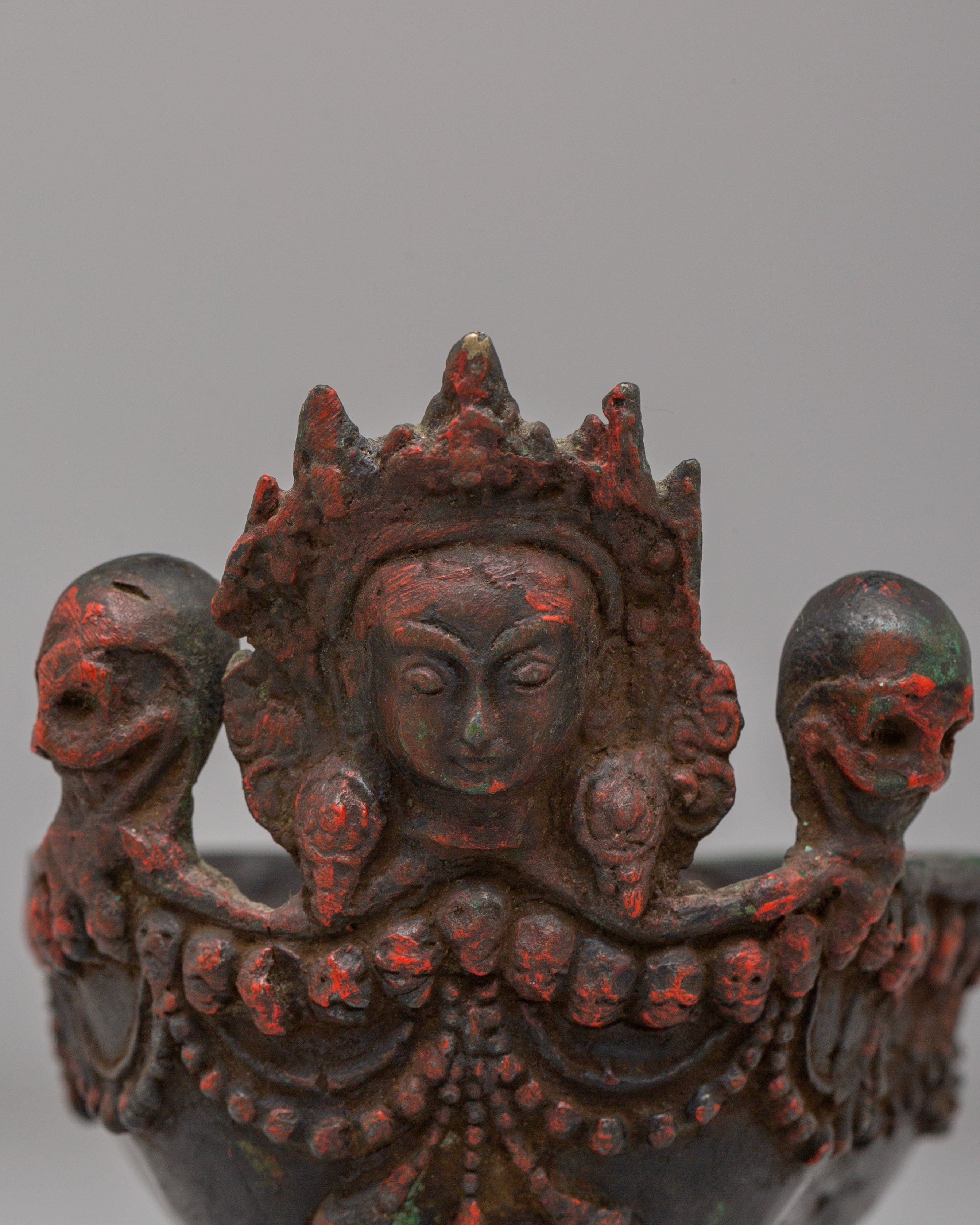 Sacred Kapala Set for Rituals | Handcrafted Skull Cups for Tantric Offerings