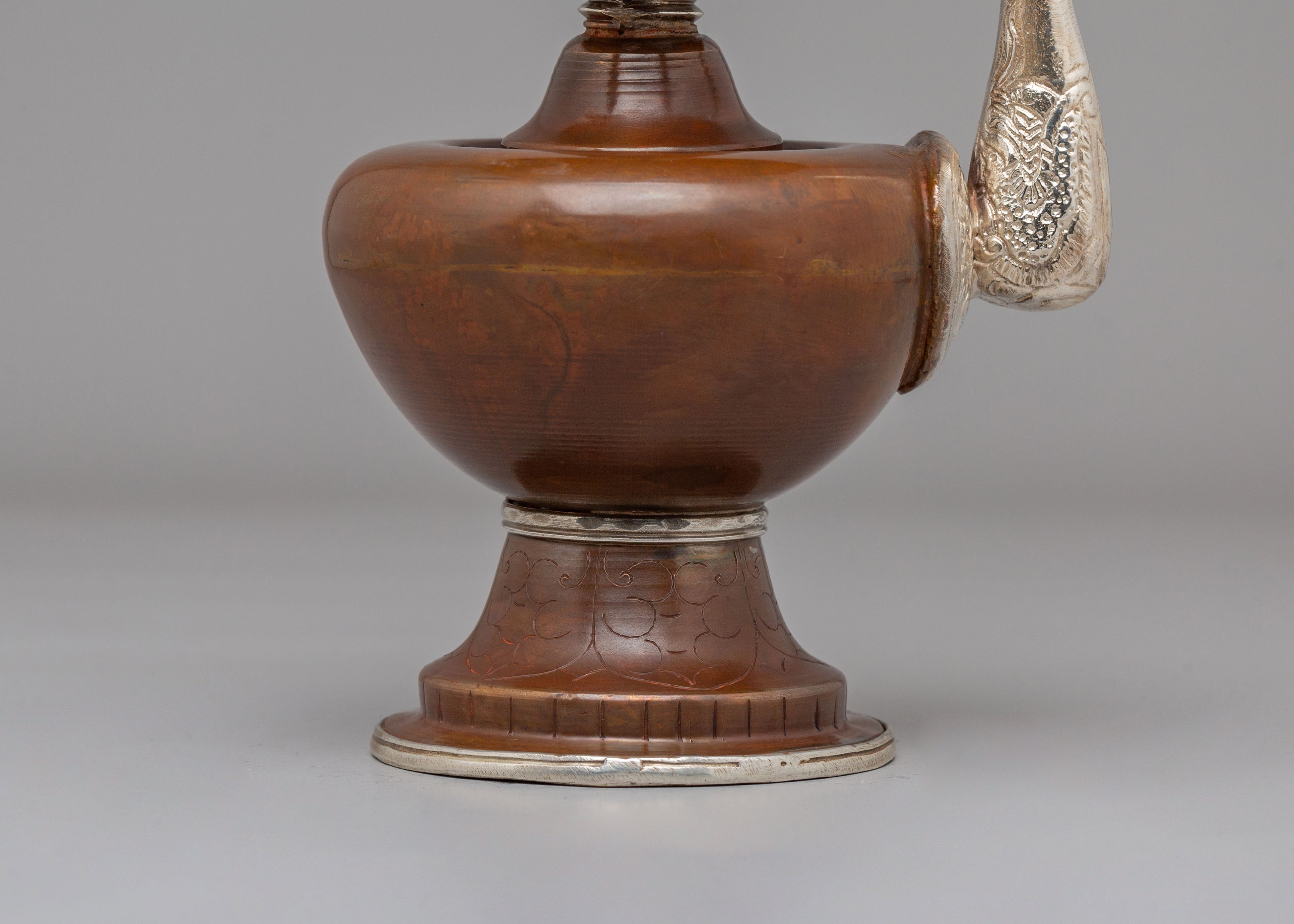 Sacred Himalayan Ceremonial Bhumba | Traditional Ritual Vessel for Puja
