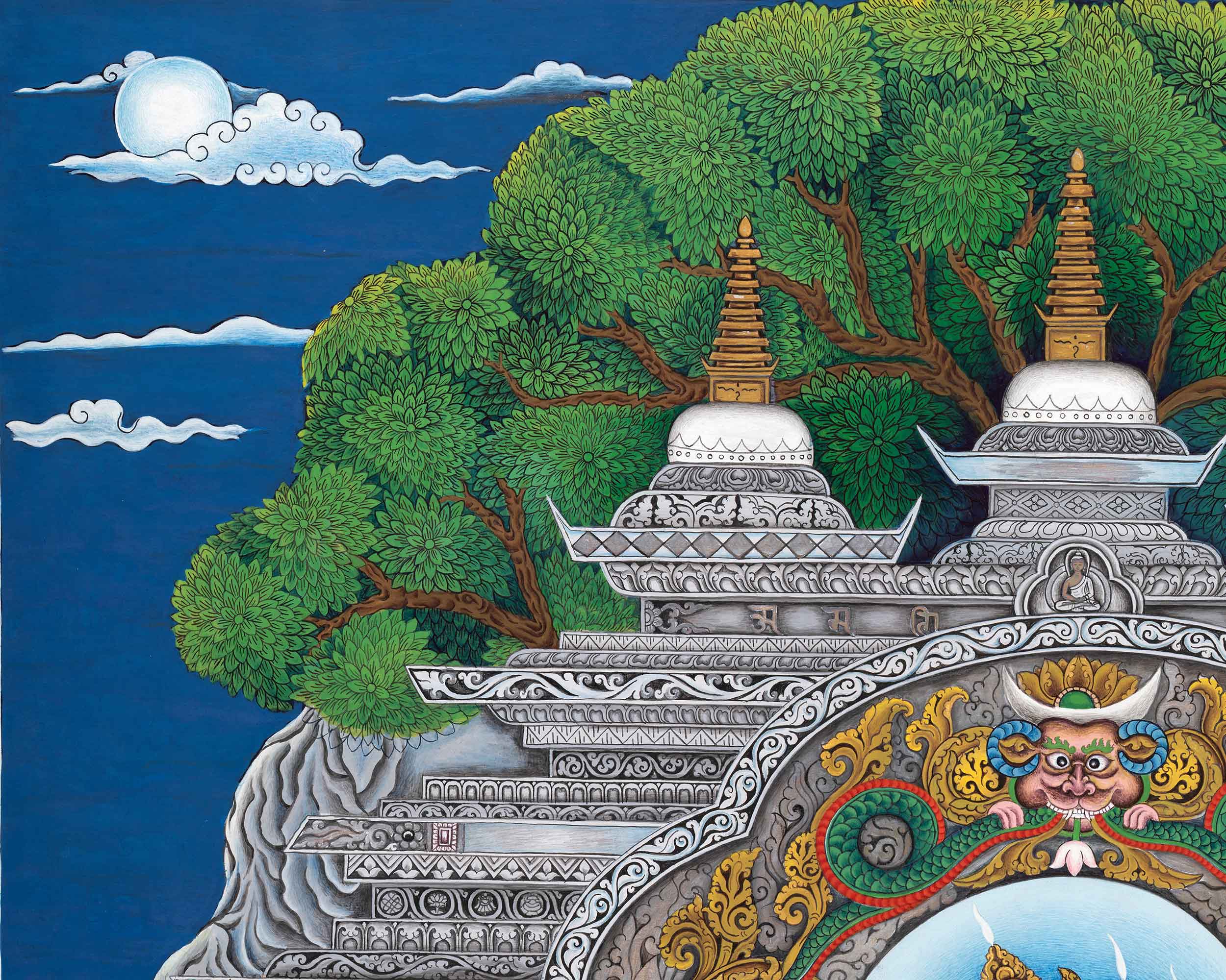 White Tara's Blessings In Thangka | Evoke Healing and Compassion with Divine Art | Your Path to Inner Peace