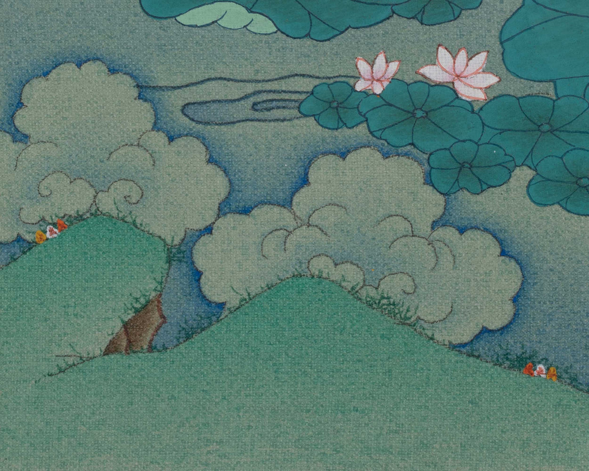Shakyamuni Buddha Enlightened Teacher Thangka | Spiritual Awakening