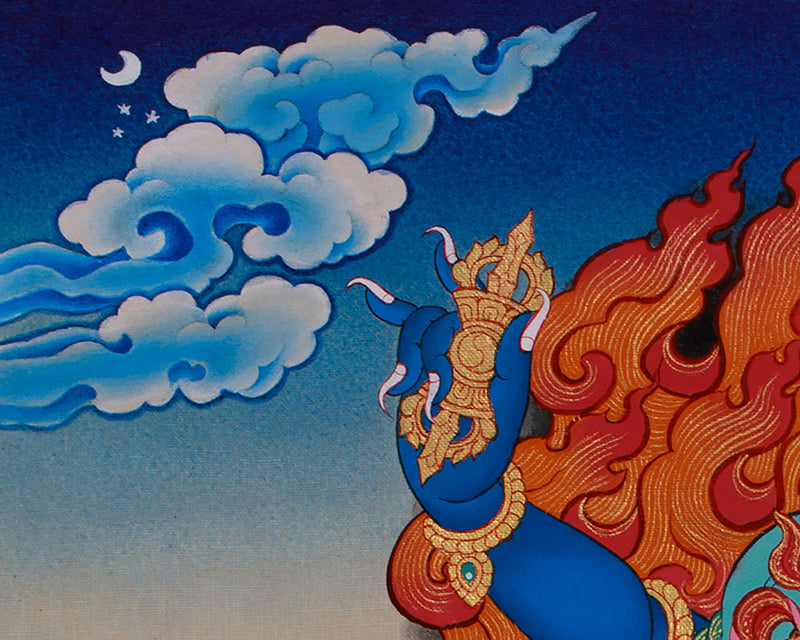 Vajrapani Thangka | Sacred Symbol of Power and Protection