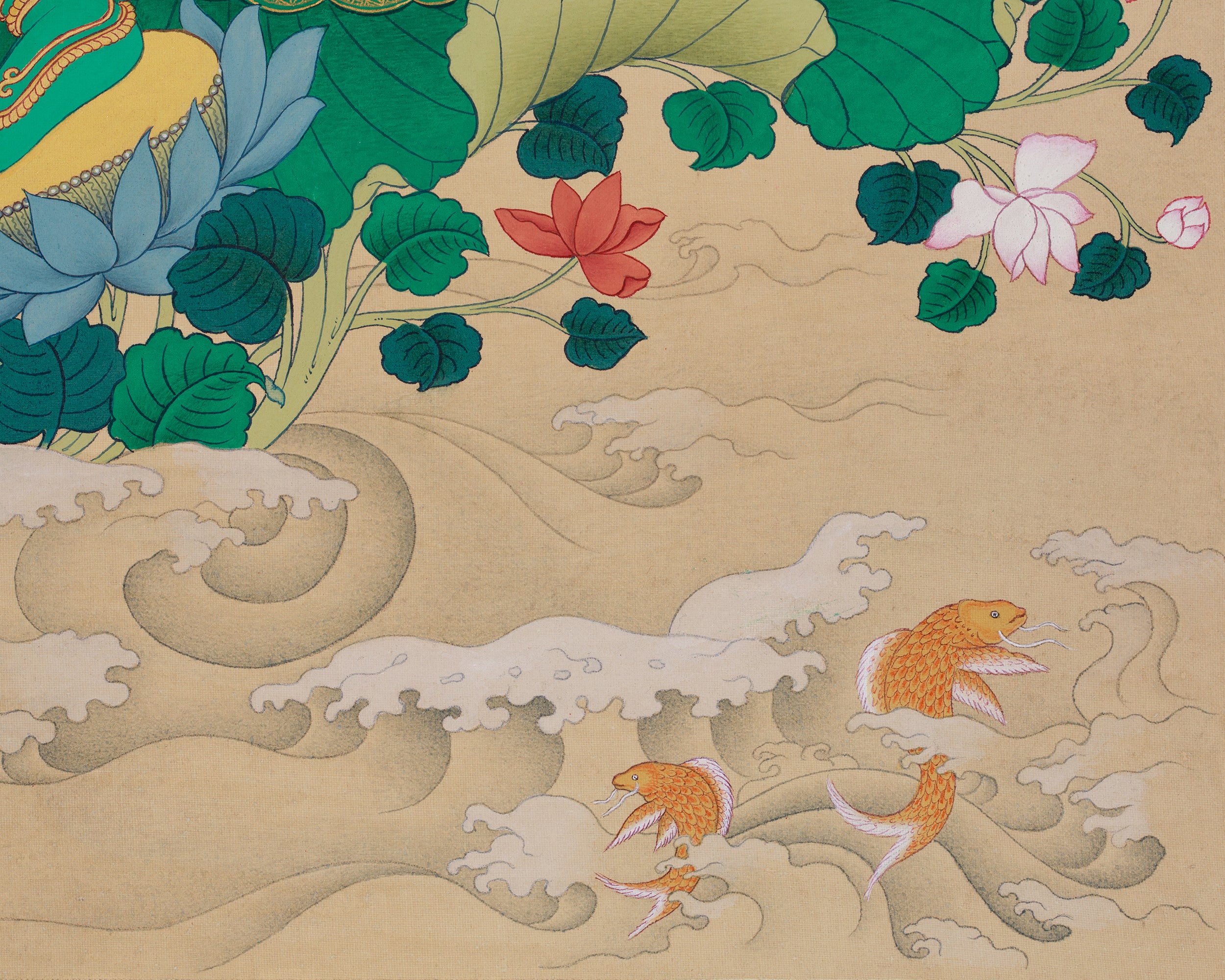 Protector Green Tara Thangka | A Powerful Goddess of Compassion and Spiritual Guidance