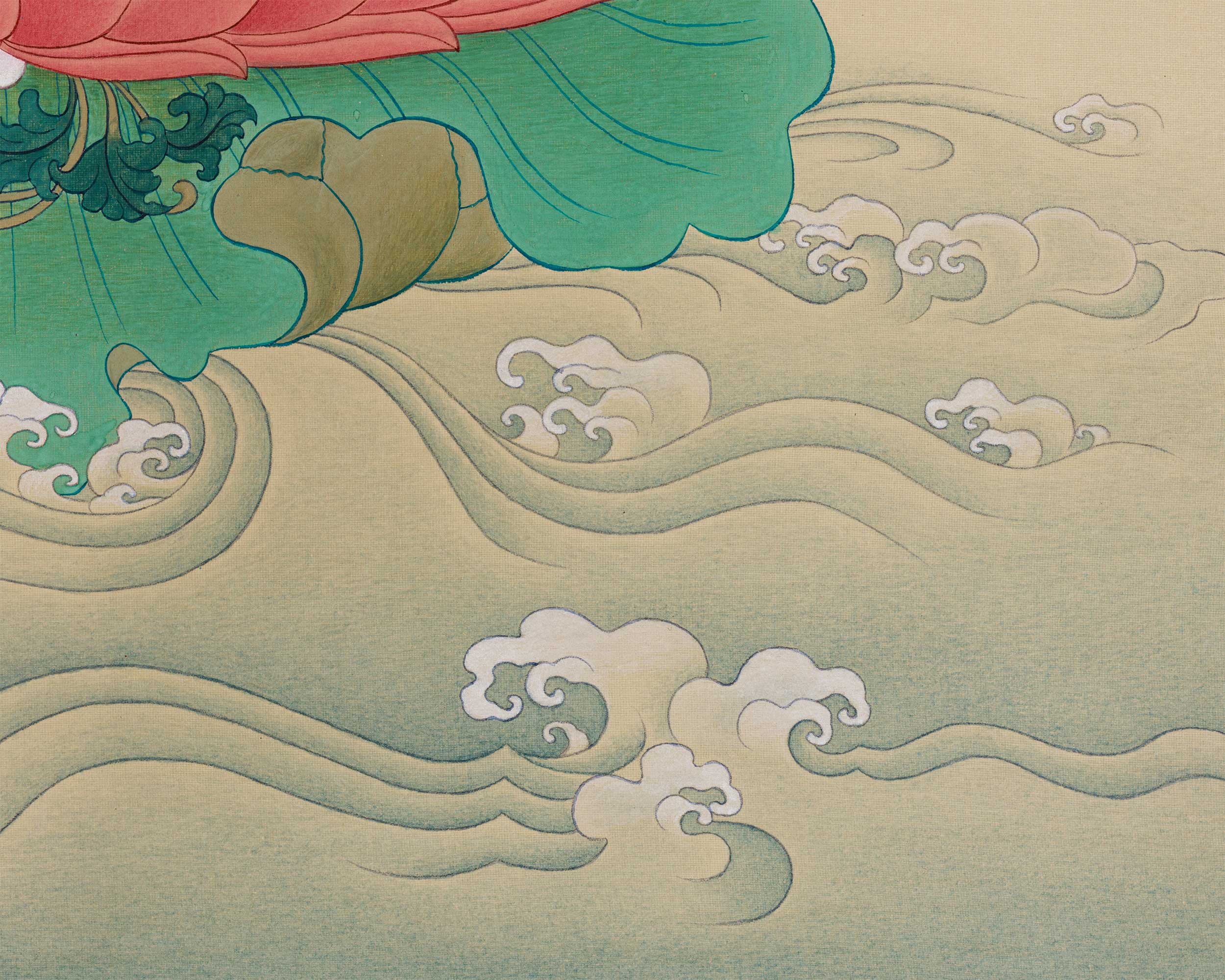 Tibetan Goddess Green Tara Painting | The Supreme Deity of Healing and Enlightened Action