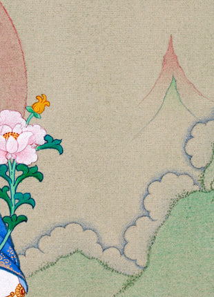 White Tara Thangka – The Compassionate Female Buddha