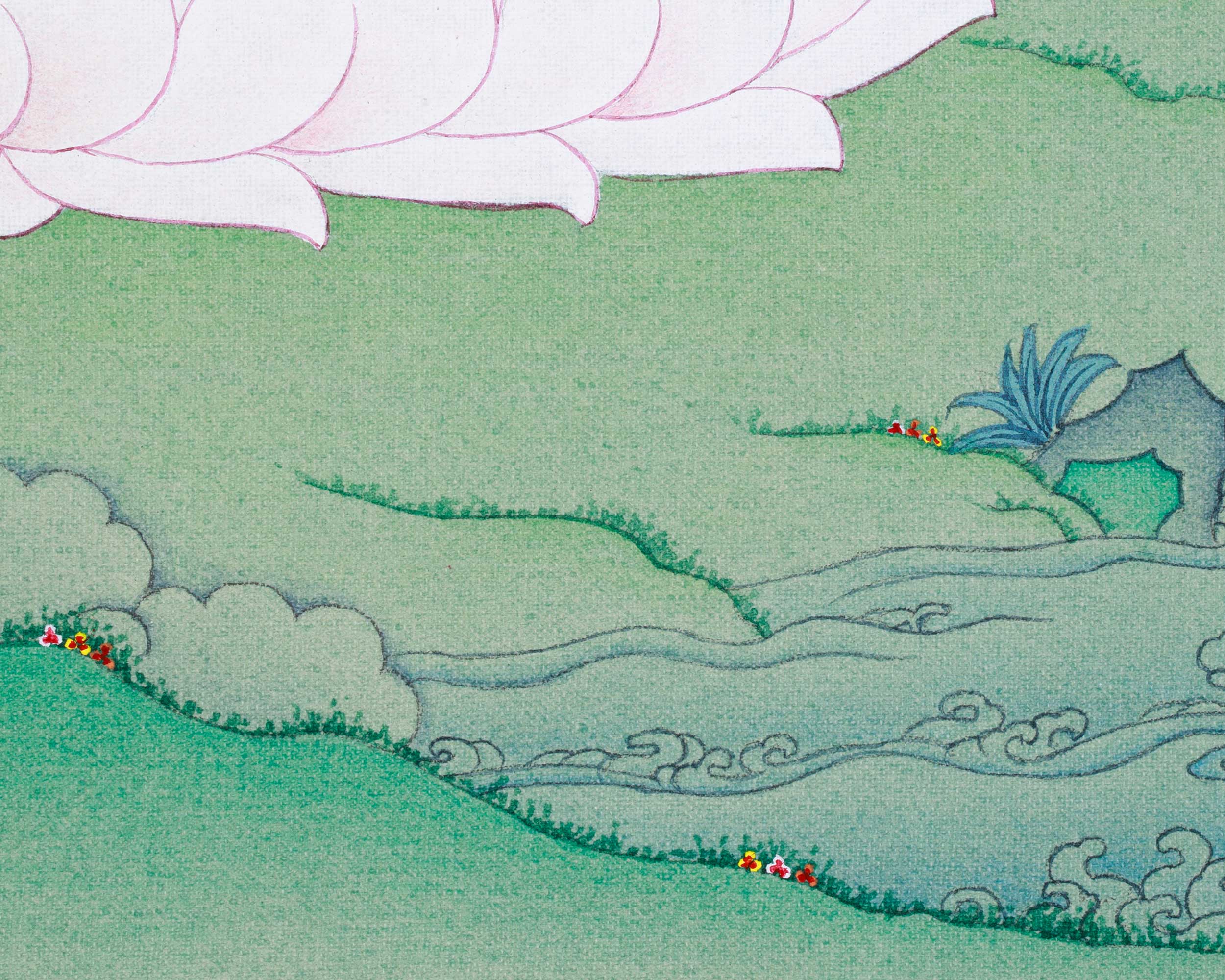 Bodhisattva Vajrasattva Artwork | Tibetan Buddha of Purification