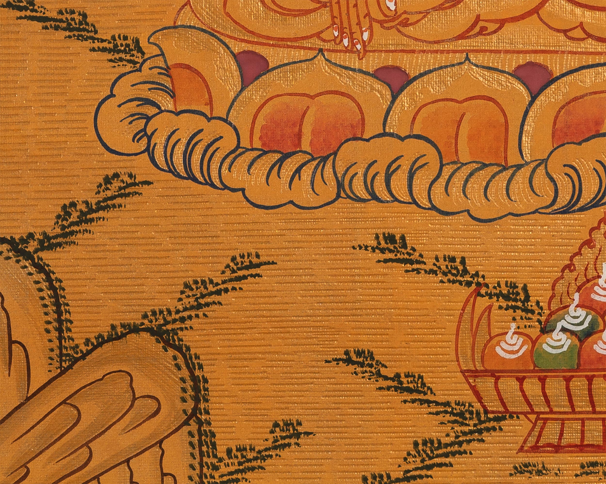 30 cm Siddhartha Gautama Painting | The Buddha of Serenity and Wisdom