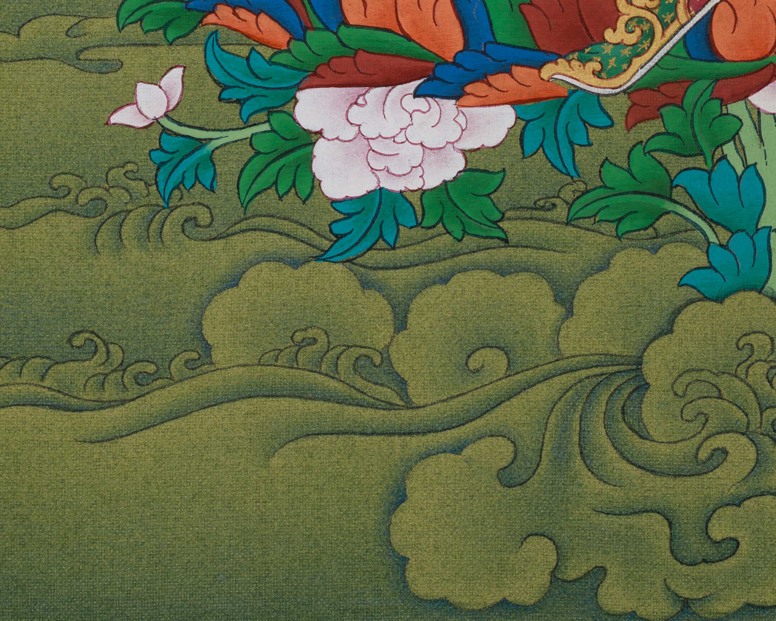 Divine Guru Rinpoche Artwork | Embodiment of Enlightened Presence | Wisdom Deity