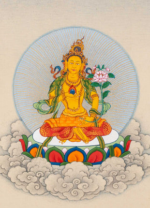Gyalwa Gyasto Mandala | Chenresig with Vajravarahi Thangka
