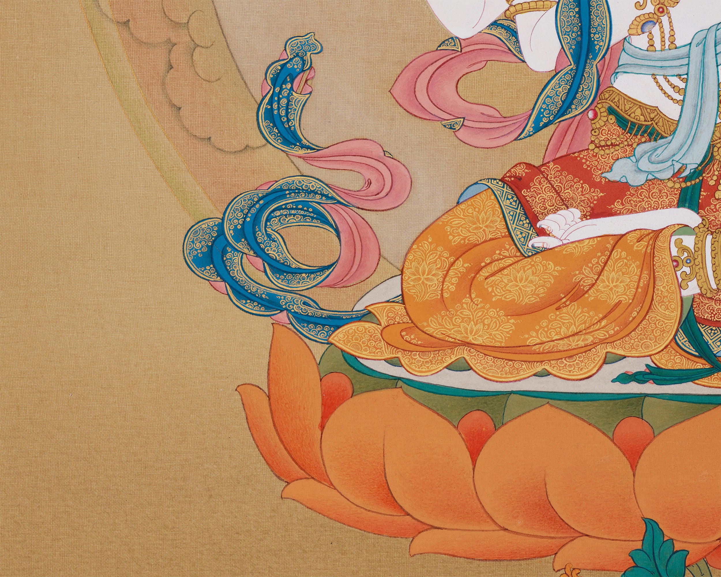 Compassion Buddha Avalokiteshvara Thangka | A Sacred Masterpiece of Infinite Mercy