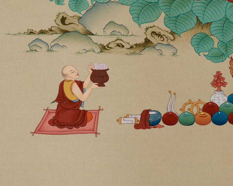 Enlighten Teacher, Shakyamuni Buddha Thangka | The Bodhi Tree