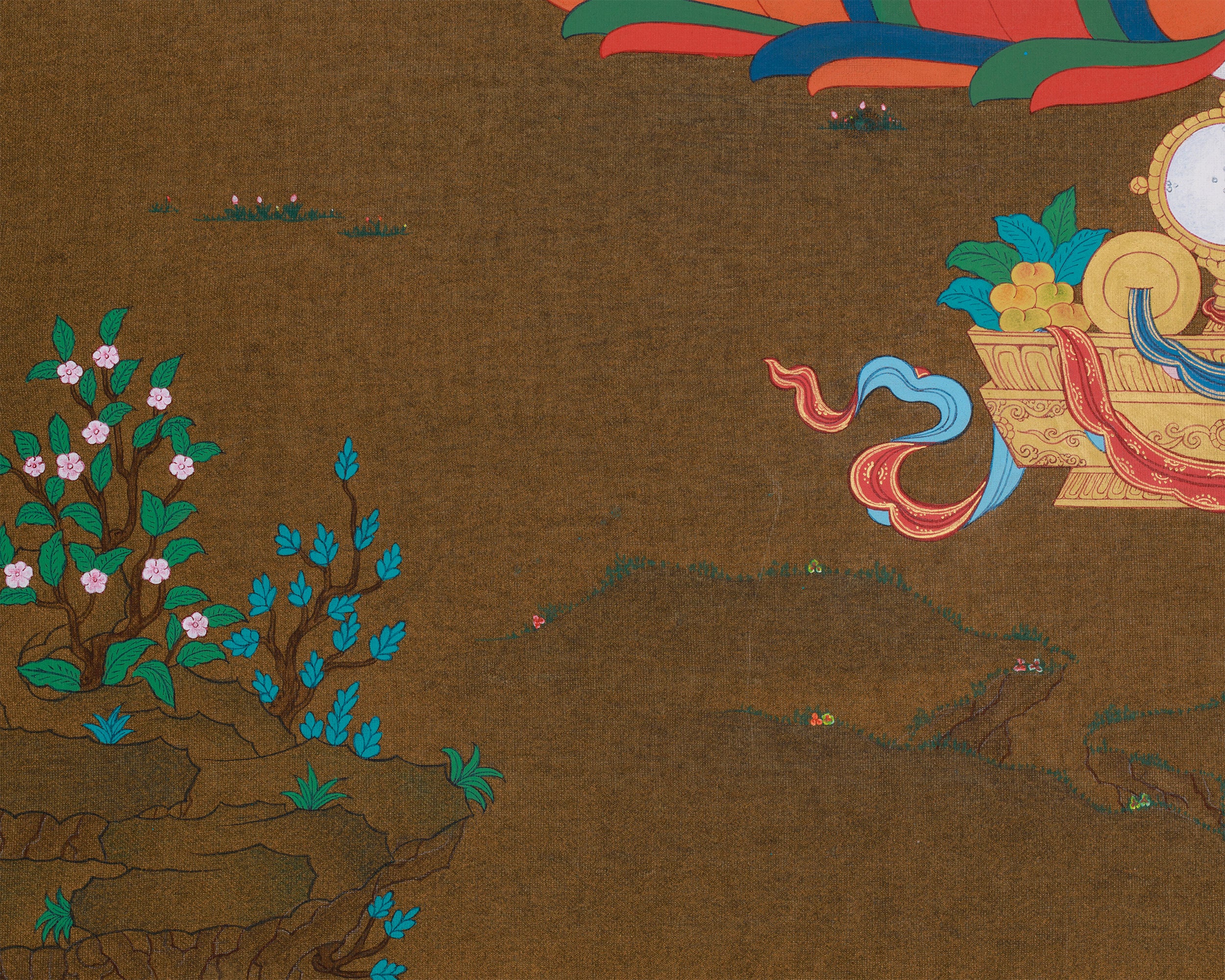 Blue Buddha Bhaishajyaguru Thangka | Medicine Buddha of Healing and Transformation