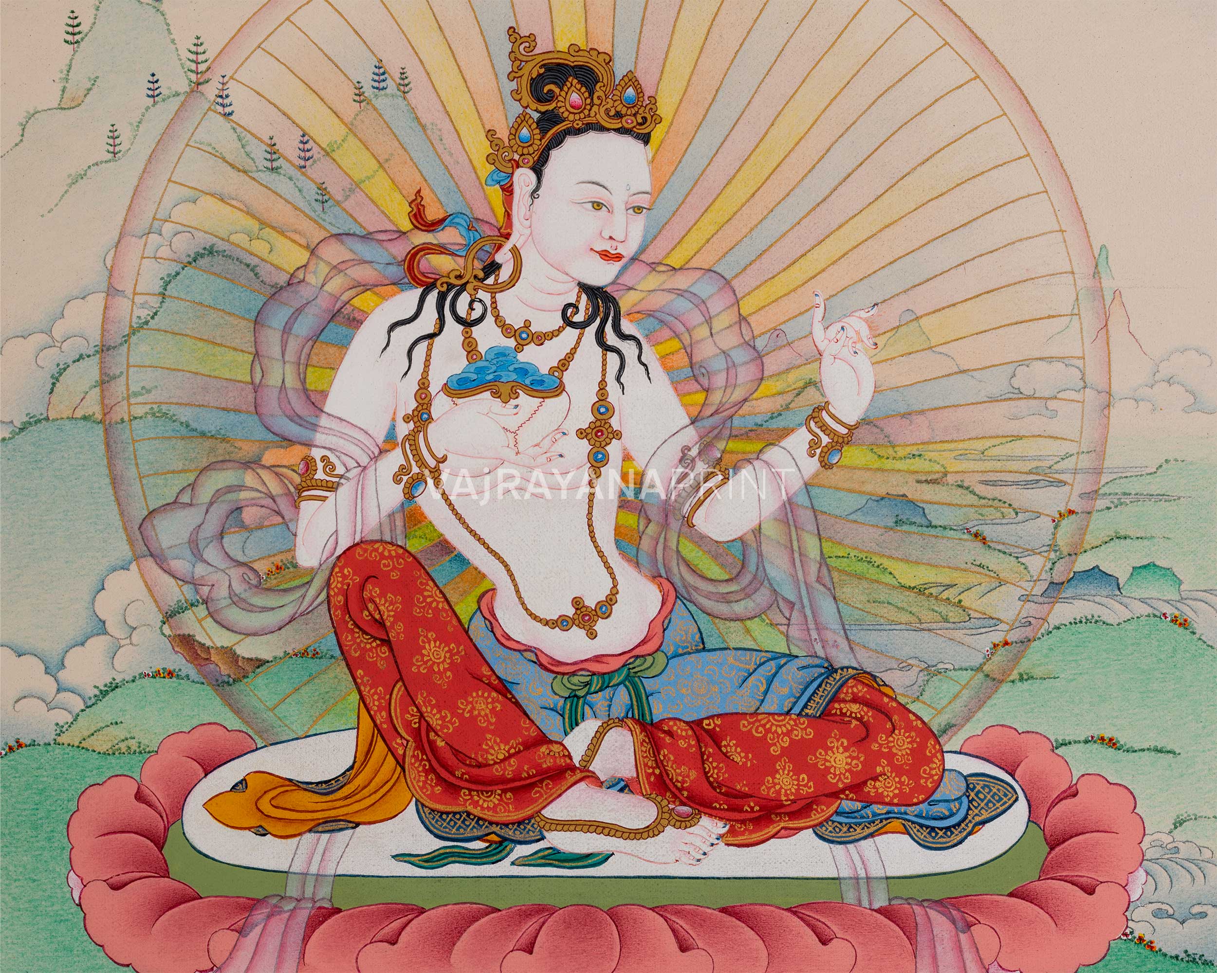 Dakini Thangka Set: Niguma and Sukhasiddhi