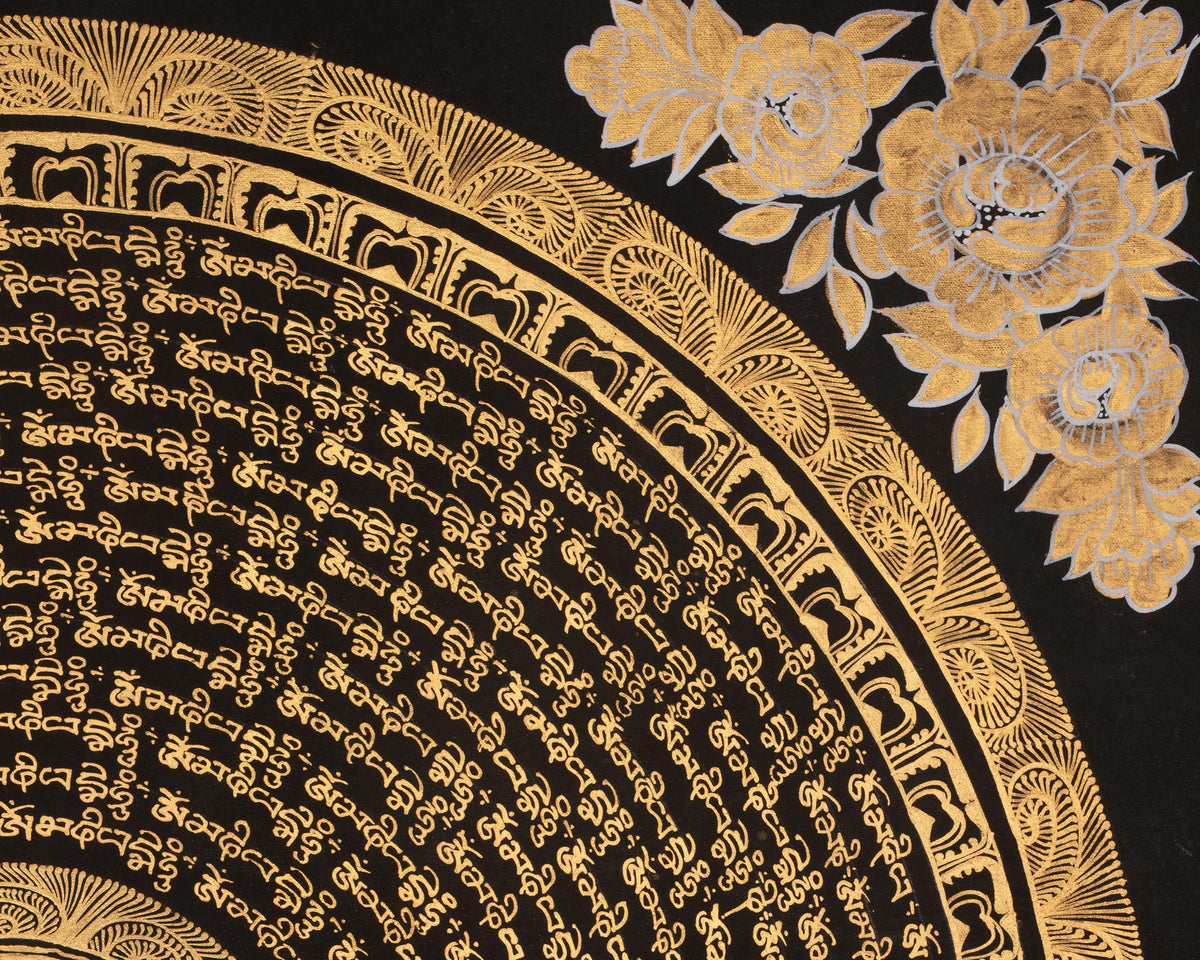 Mantra Mandala Buddhist Art | The Union of Sacred Sound | Enlightened Universe