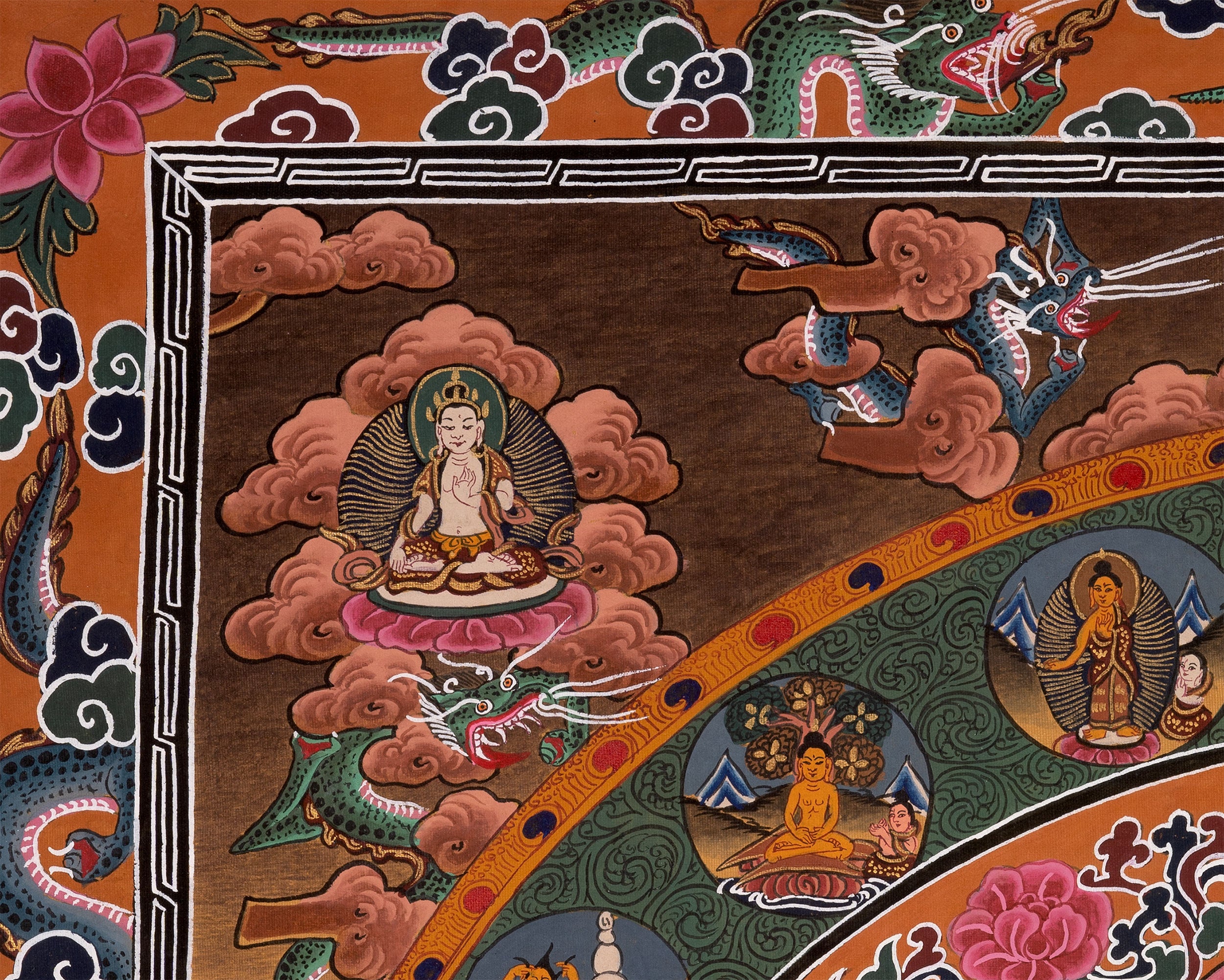 Original Shakyamuni Buddha | Buddhist Religious Thangka Painting