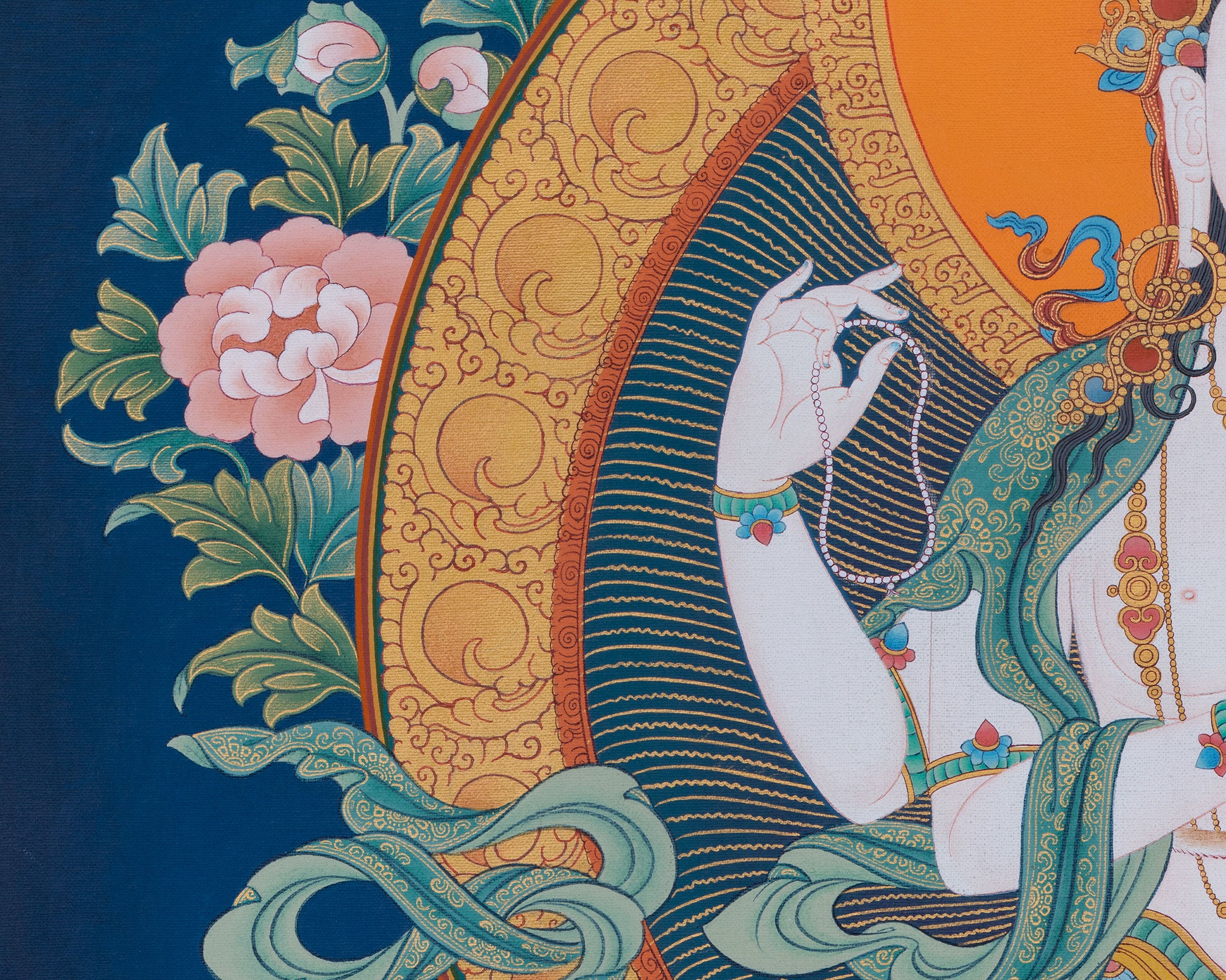 Four Armed Avalokiteshvara Print | High Quality Chenrezig Art