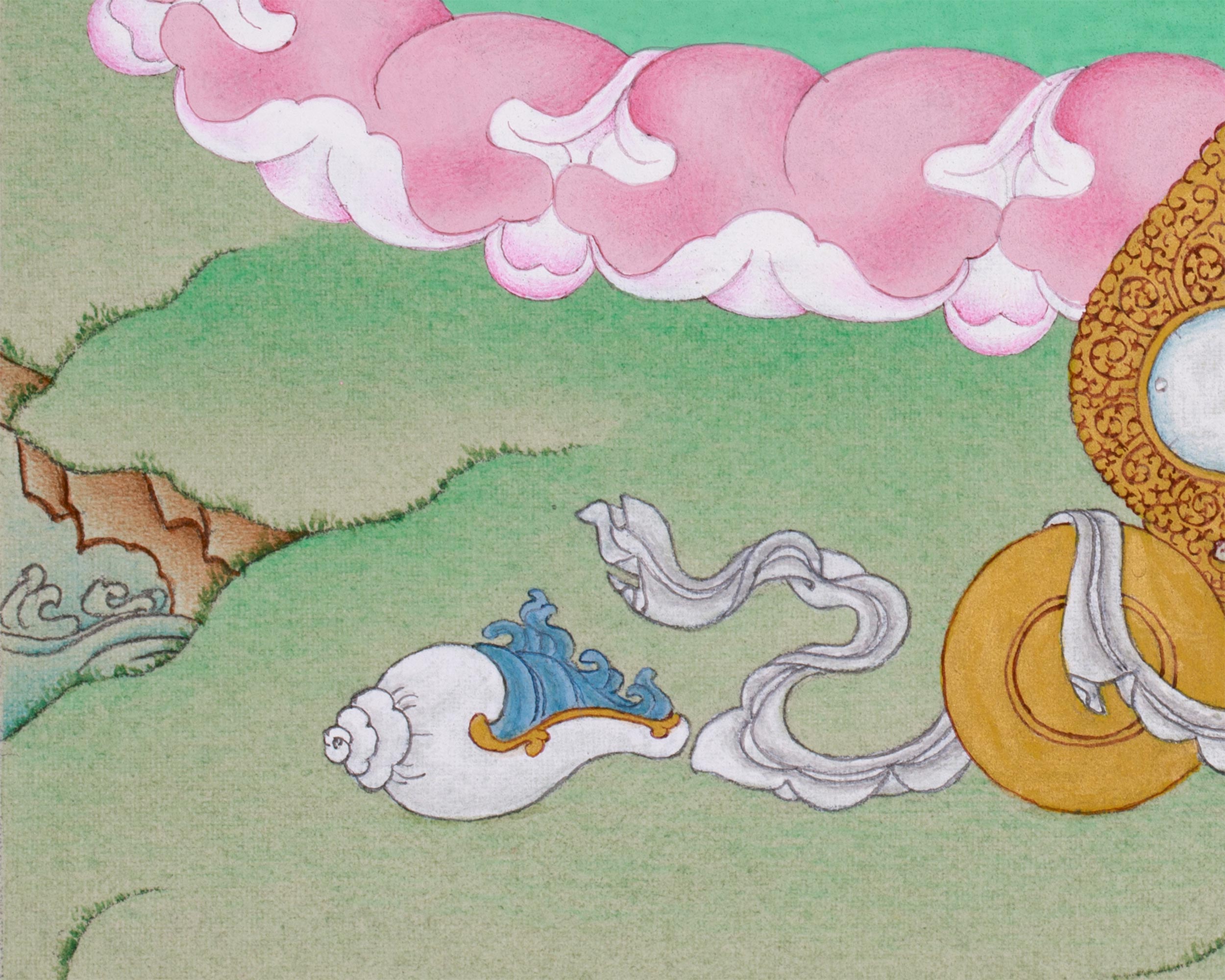 Vajrapani, The Fierce Deity Thangka