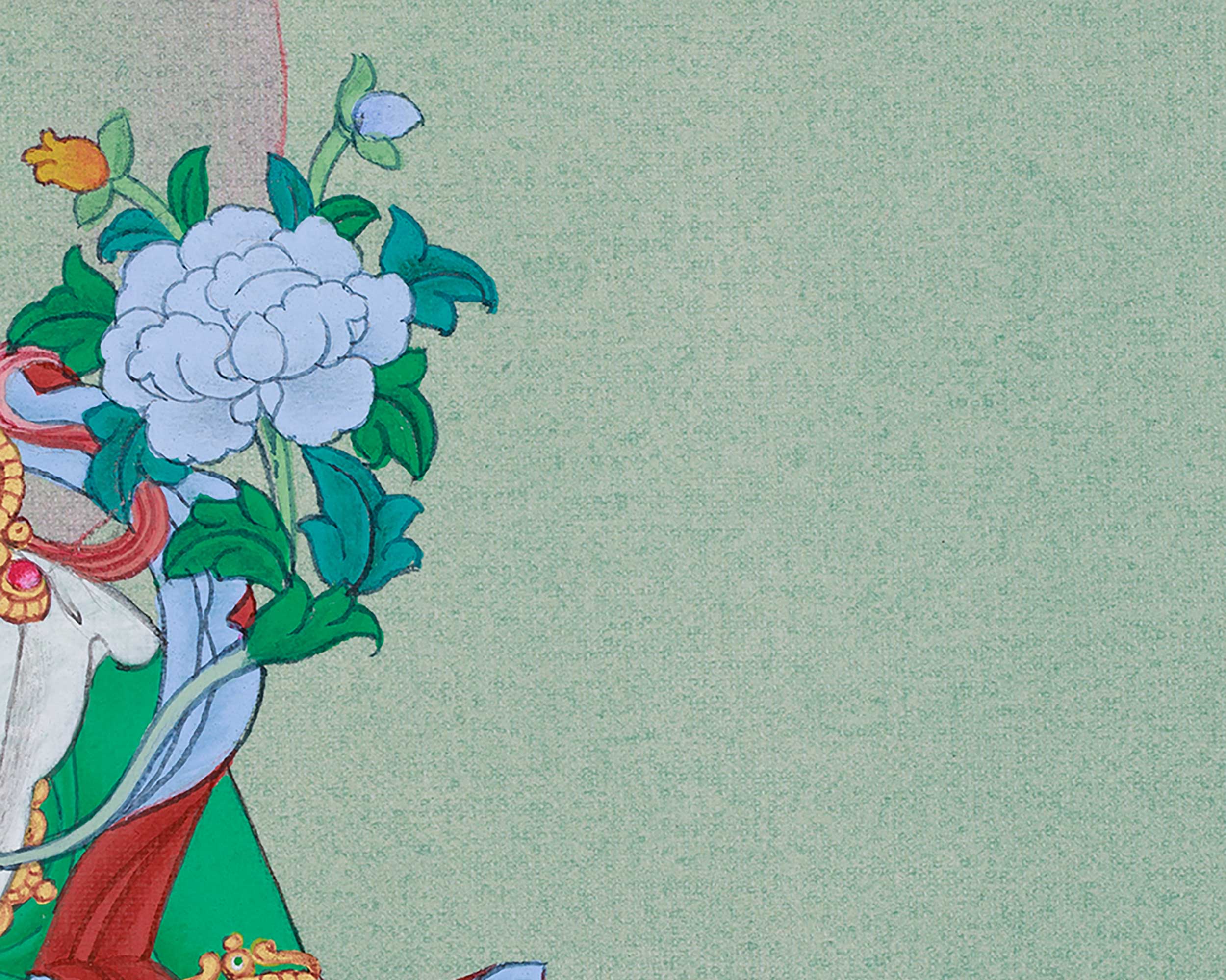 Liberation Mother Green Tara Thangka | Compassion & Healing Deity