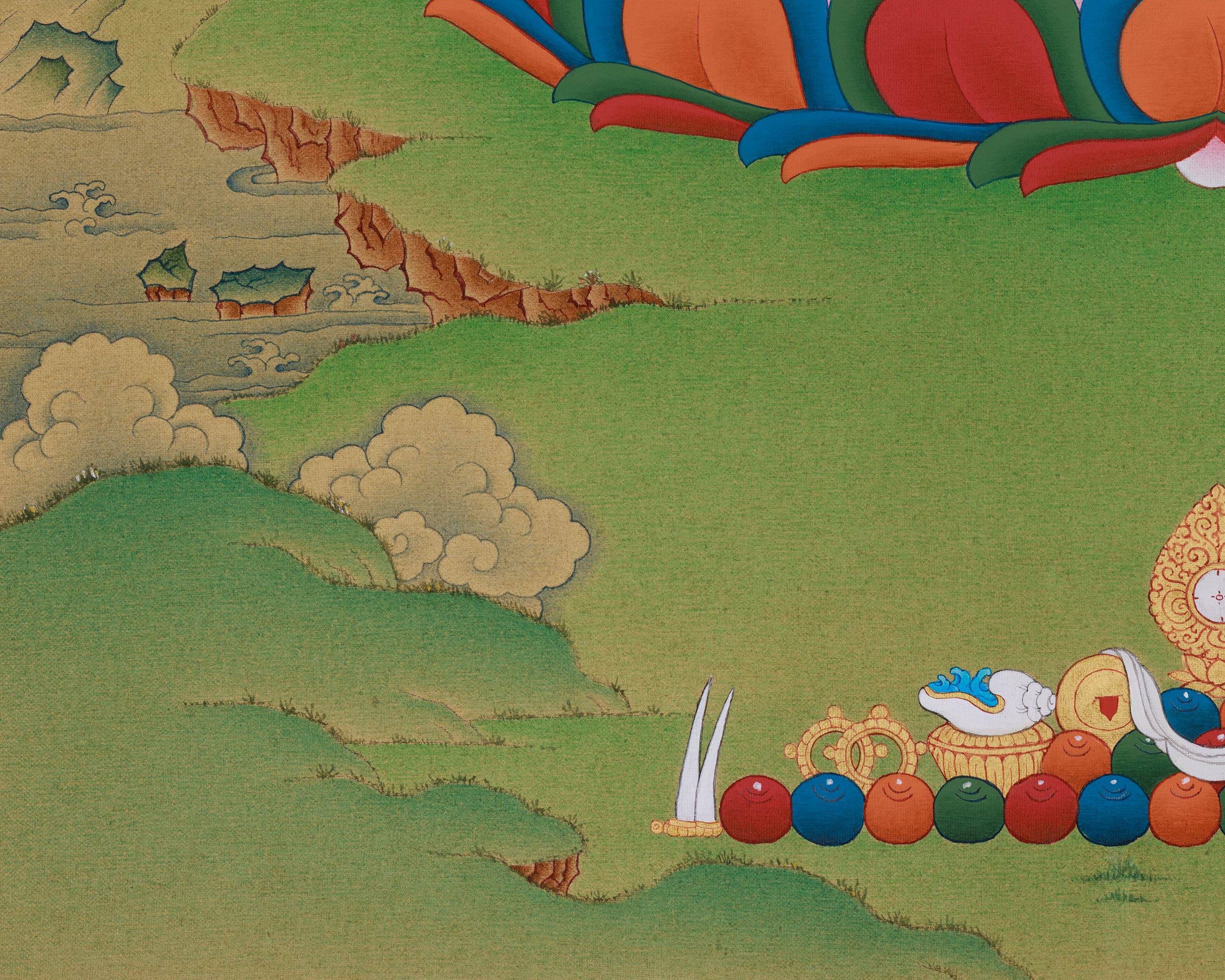 Himalayan Four-Armed Chenrezig Art | The God Of Universal Compassion