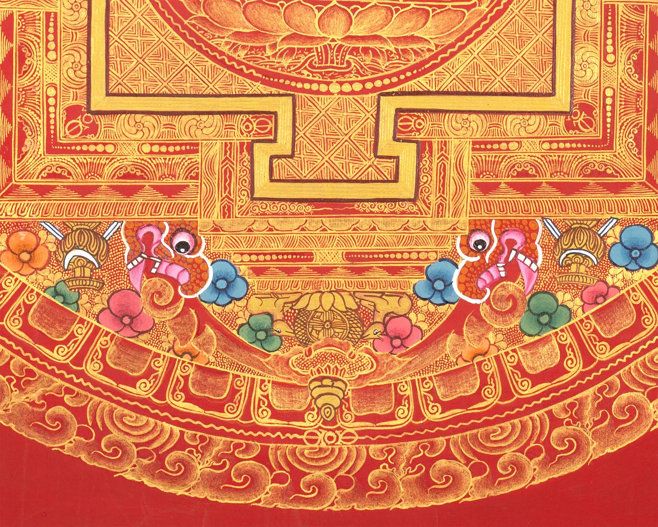 Tibetan Shakyamuni Buddha Mandala | The Buddha of Wisdom and Enlightenment