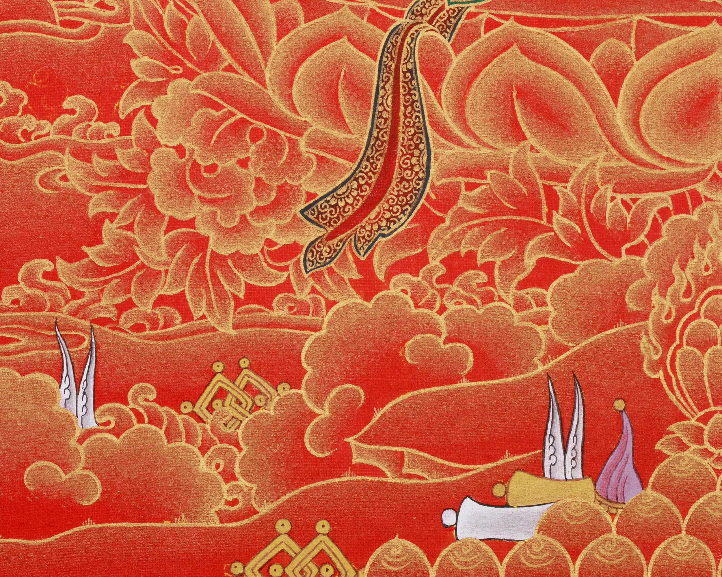 Tibetan Healing Goddess White Tara | The Seven-Eyed Protector of Compassion