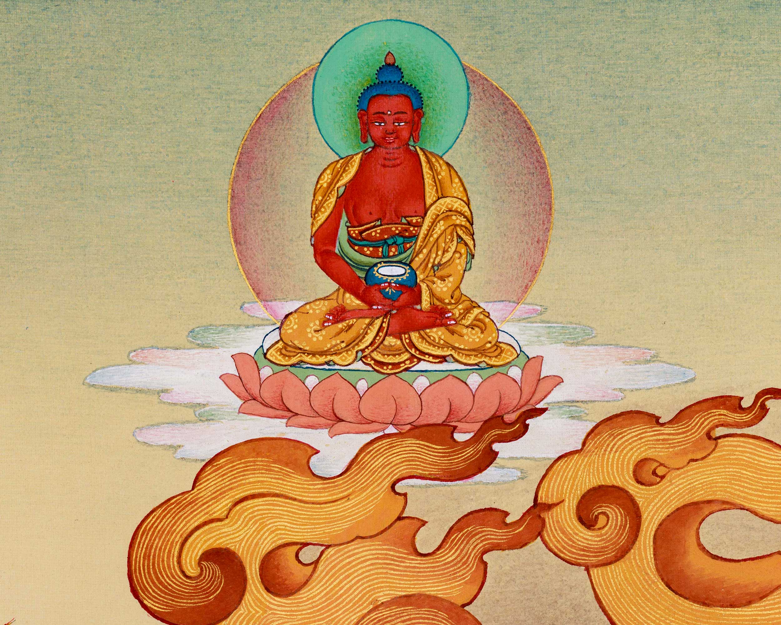 Feirce Power, Wrathful Compassion Vajrapani Thangka