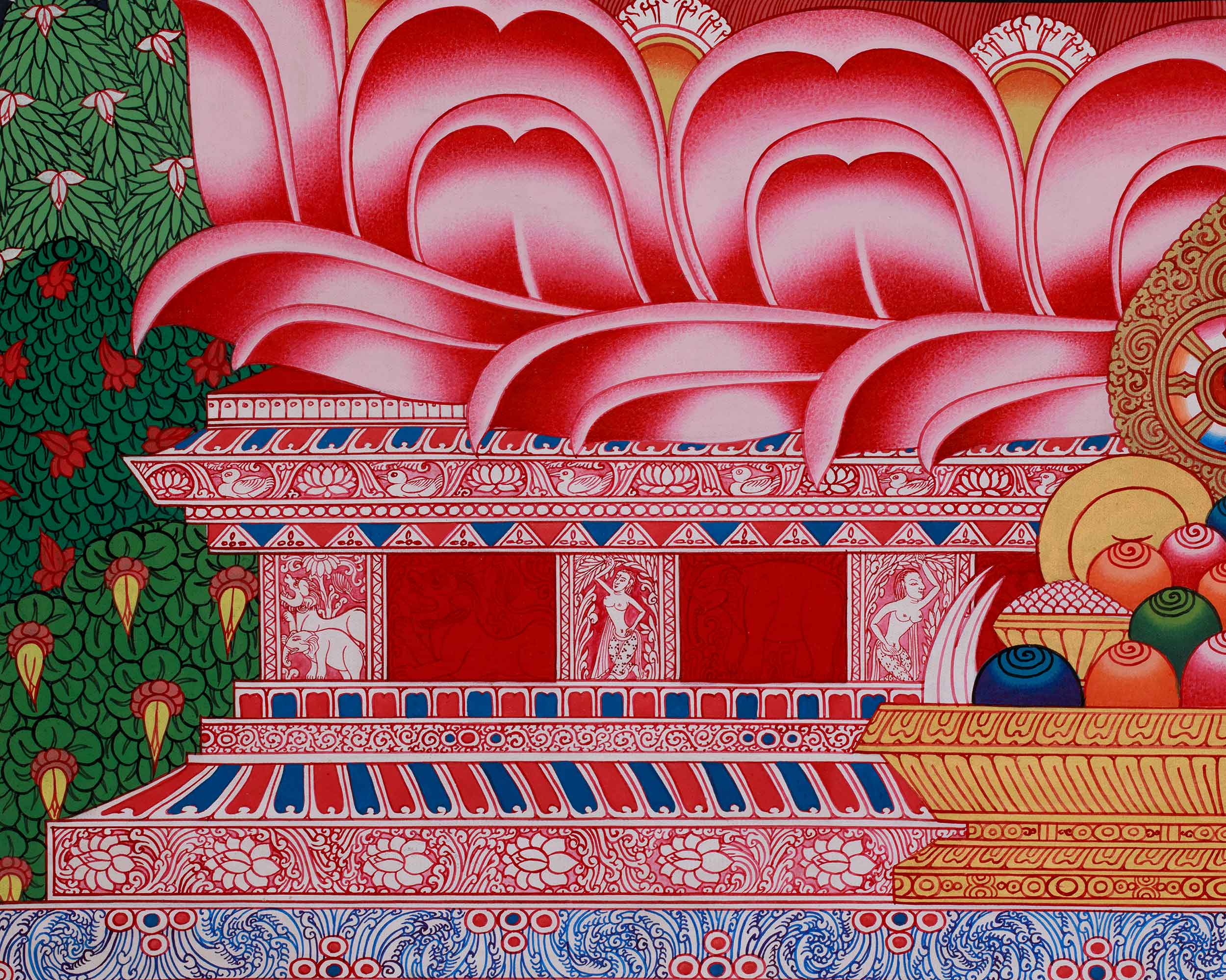 Historical Buddha Shakyamuni Thangka | Siddhartha Gautam