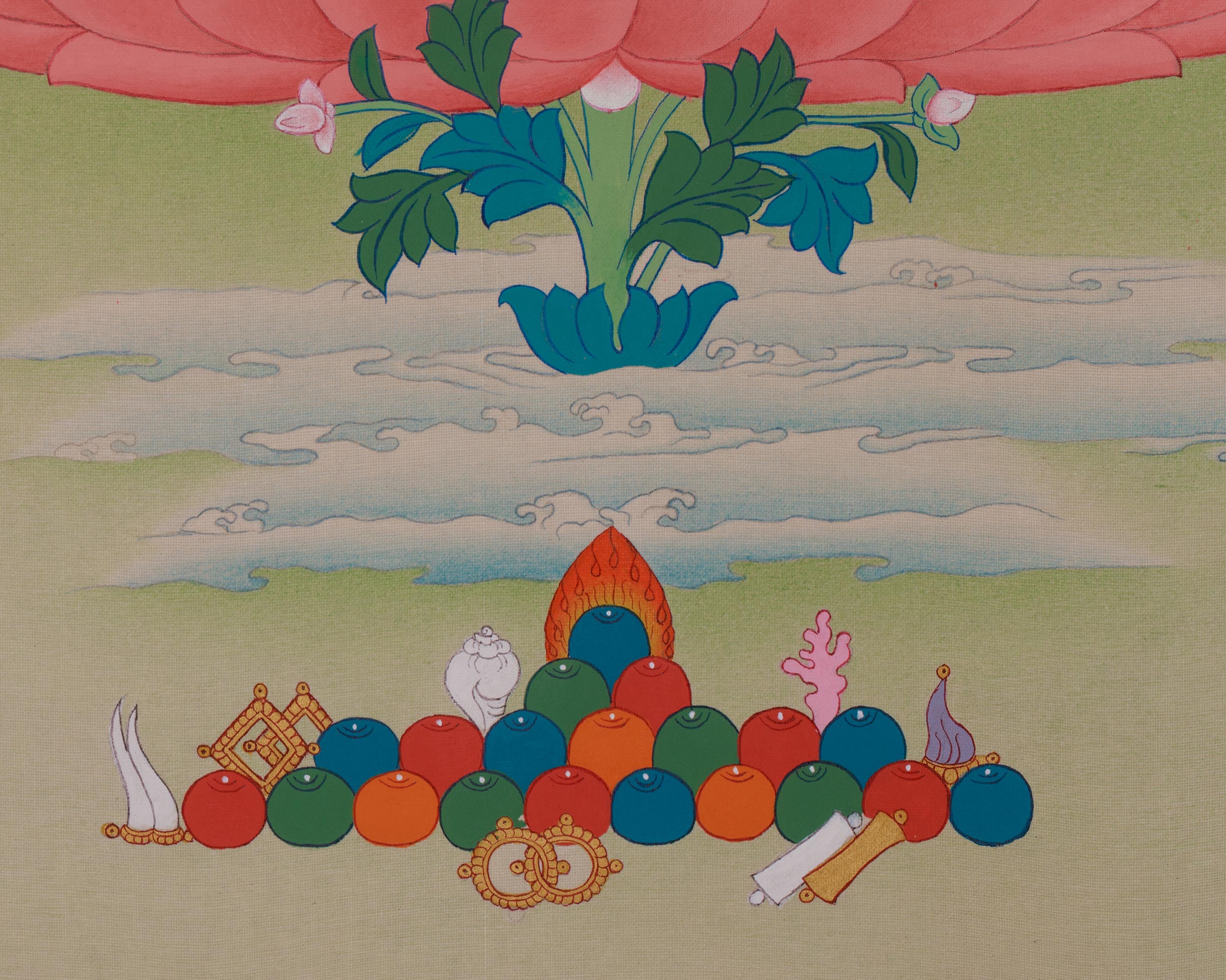 Buddhist Wisdom Deity Manjushri Thangka | Awakening Wisdom | Himalayan Art