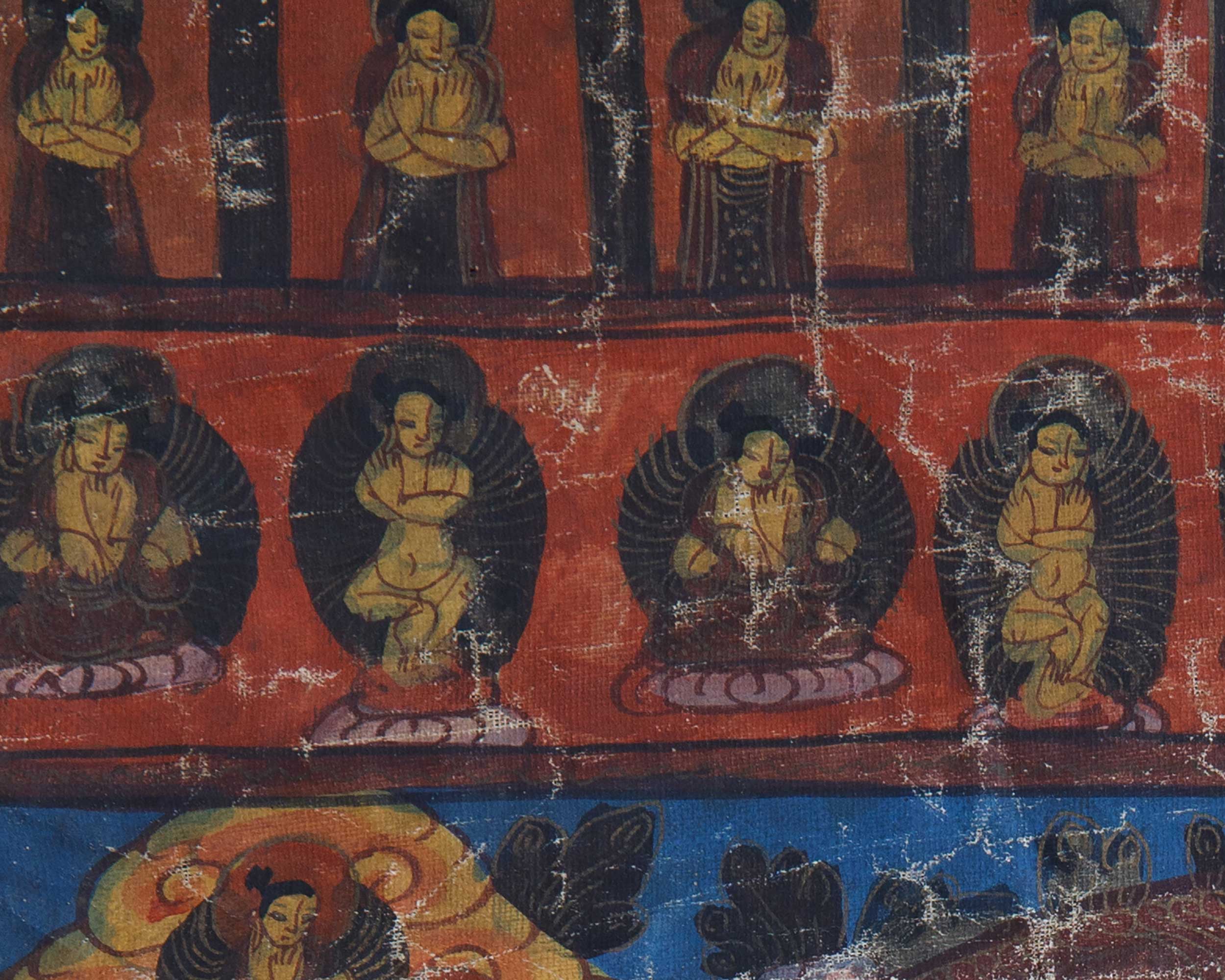 Wall Hanging Mandala Thangka | Traditional Buddhist Art |  Home Decoration